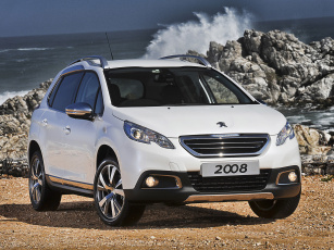 Картинка автомобили peugeot za-spec 2008 светлый 2014г