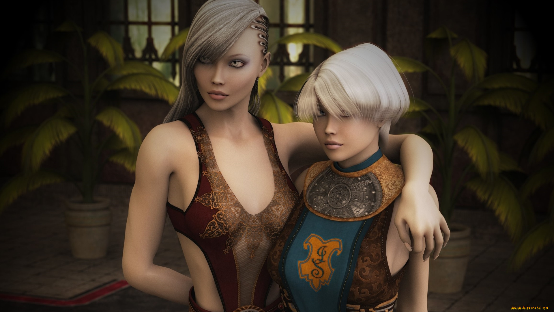 3д, графика, люди, , people, фон, взгляд, девушк