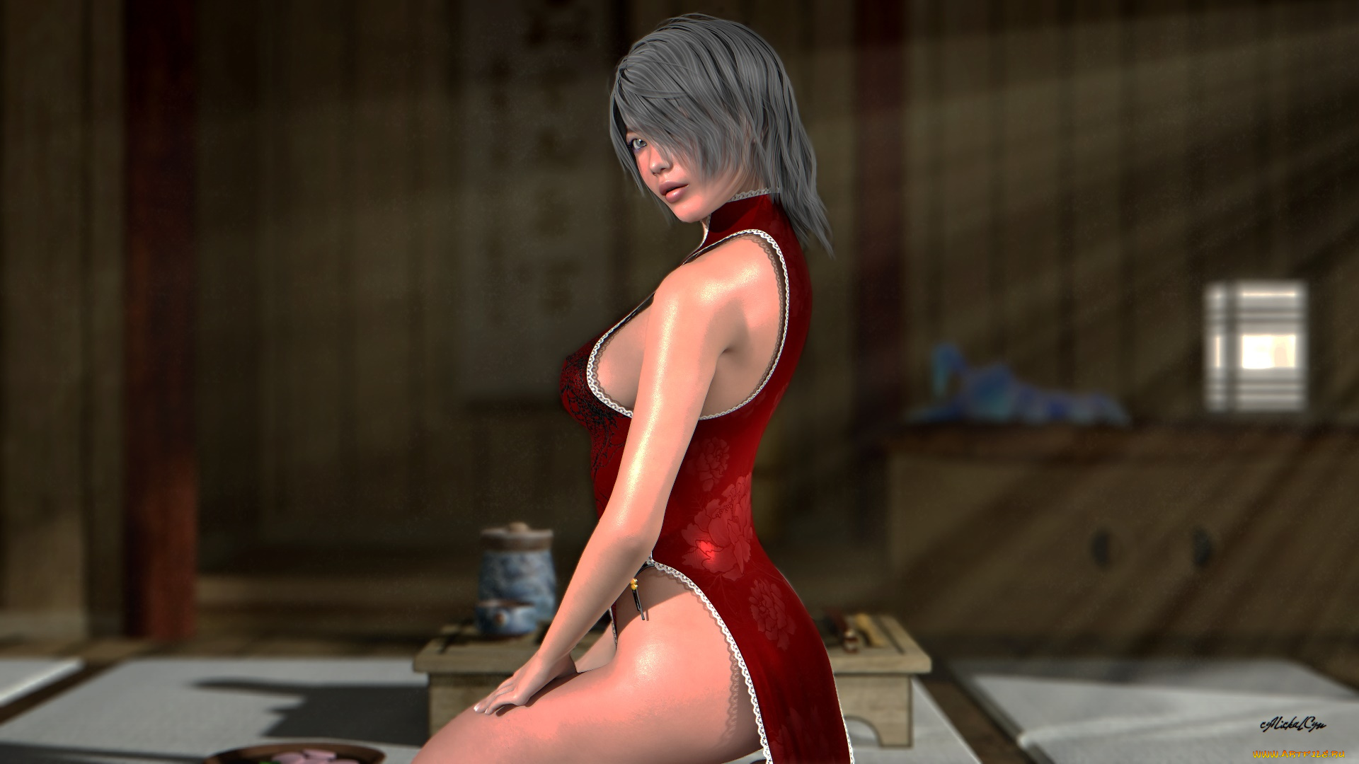 3д, графика, люди, , people, фон, взгляд, девушка