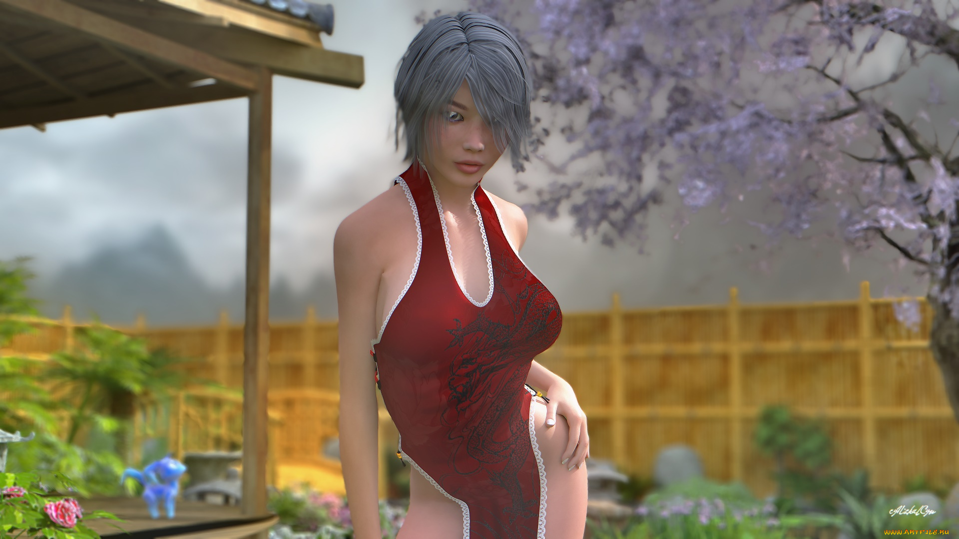 3д, графика, люди, , people, фон, взгляд, девушка