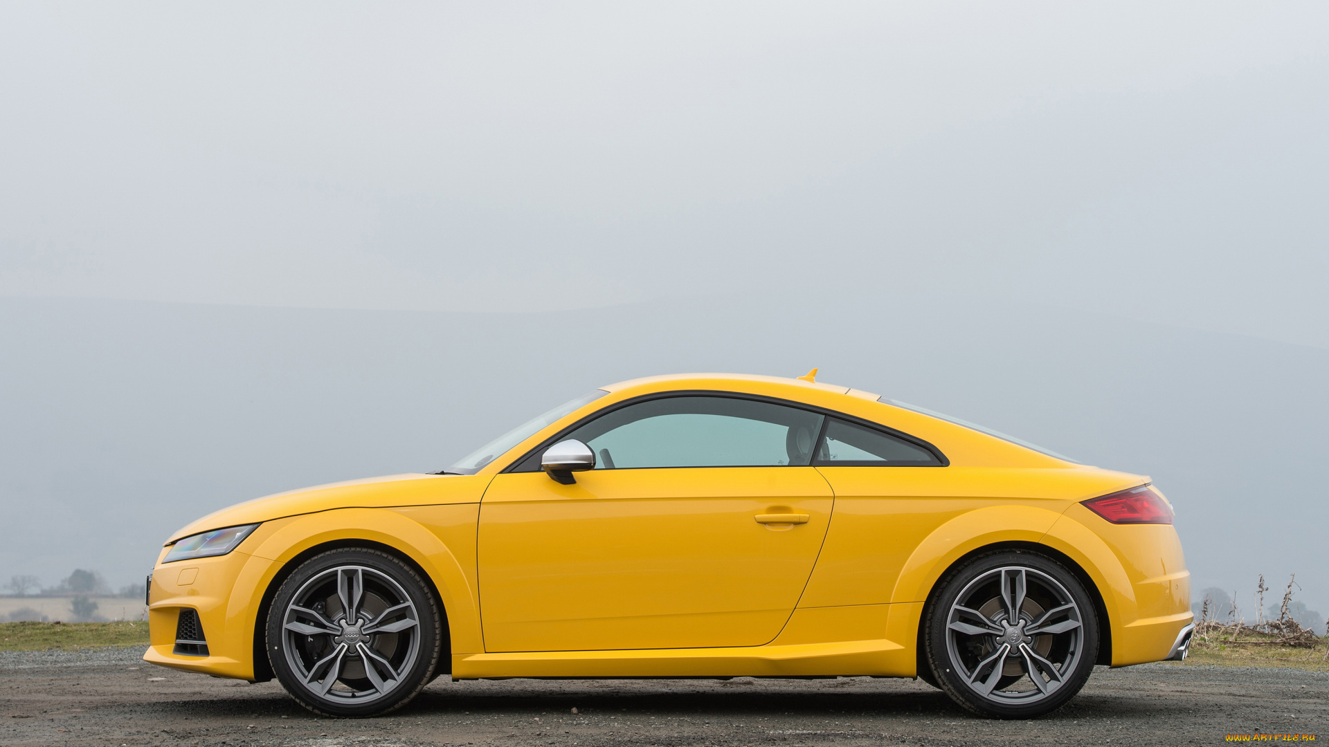 автомобили, audi, 8s, uk-spec, coupе, tts, желтый, 2015г