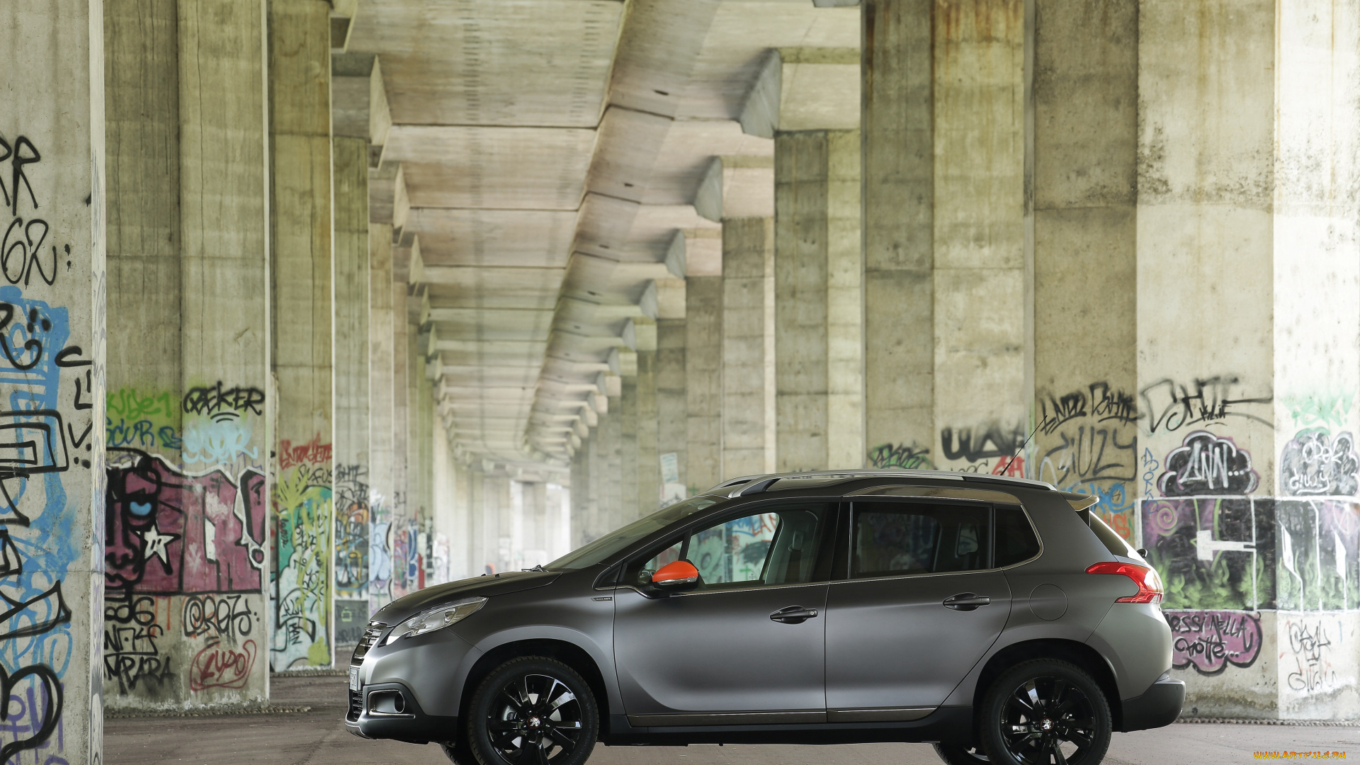 автомобили, peugeot, black, matt, 2008, 2015г