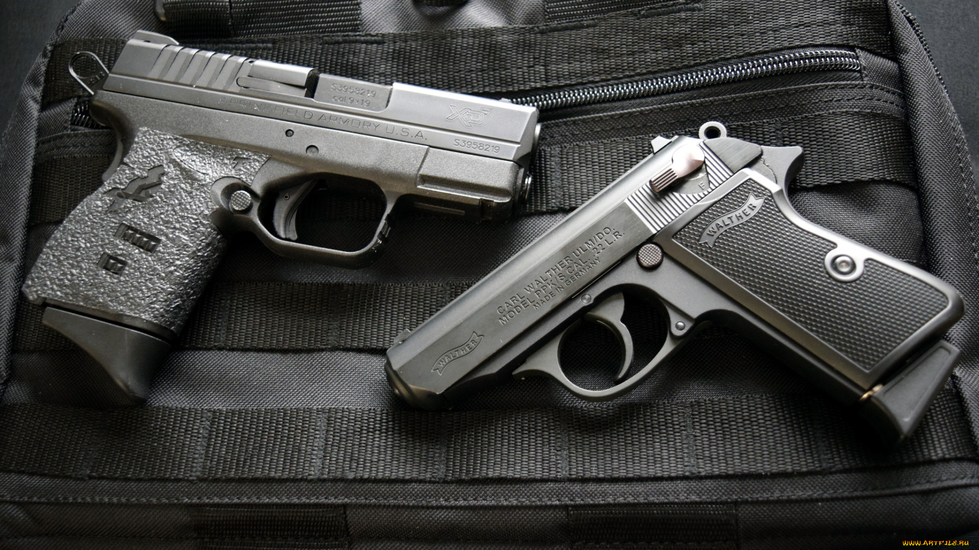 оружие, пистолеты, walther, ppks, 22, 9mm, springfield, xds