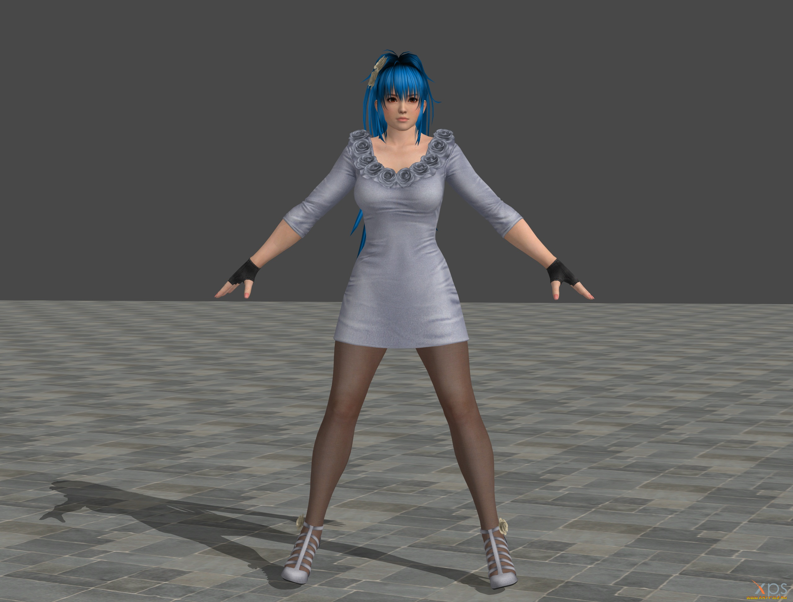 3д, графика, аниме, , anime, девушка, фон, взгляд