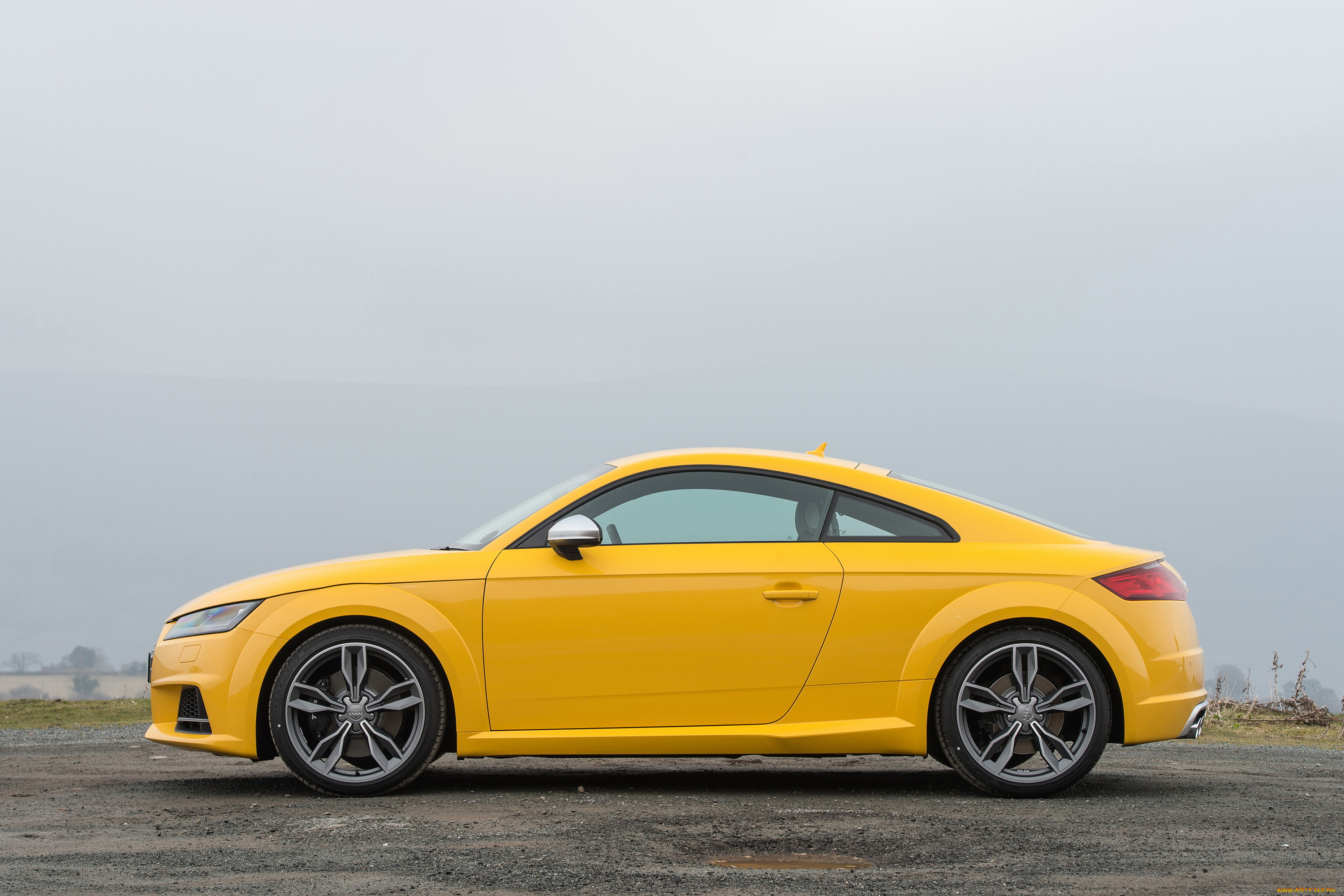 автомобили, audi, 8s, uk-spec, coupе, tts, желтый, 2015г