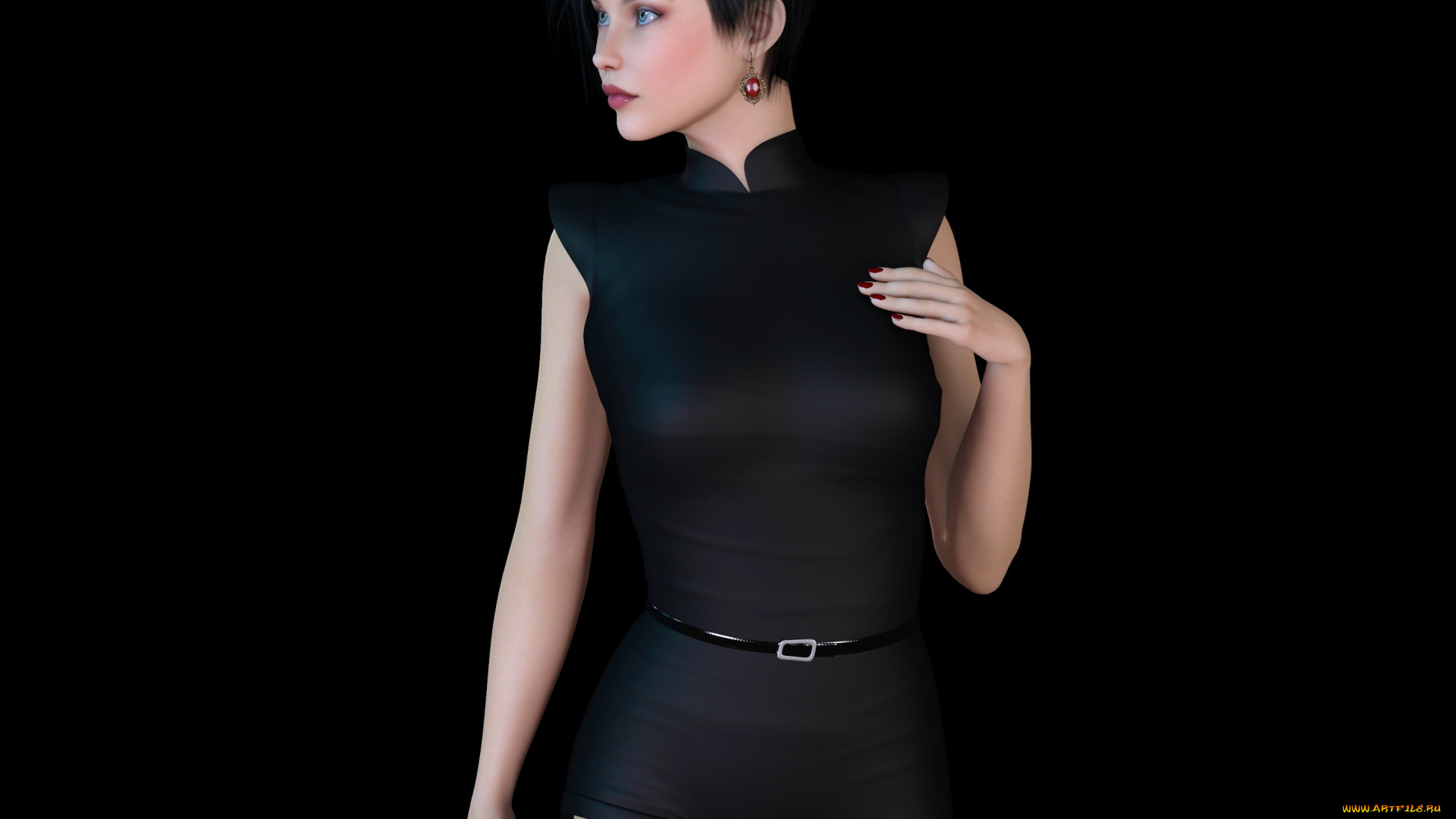 3д, графика, люди, , people, фон, девушка, взгляд