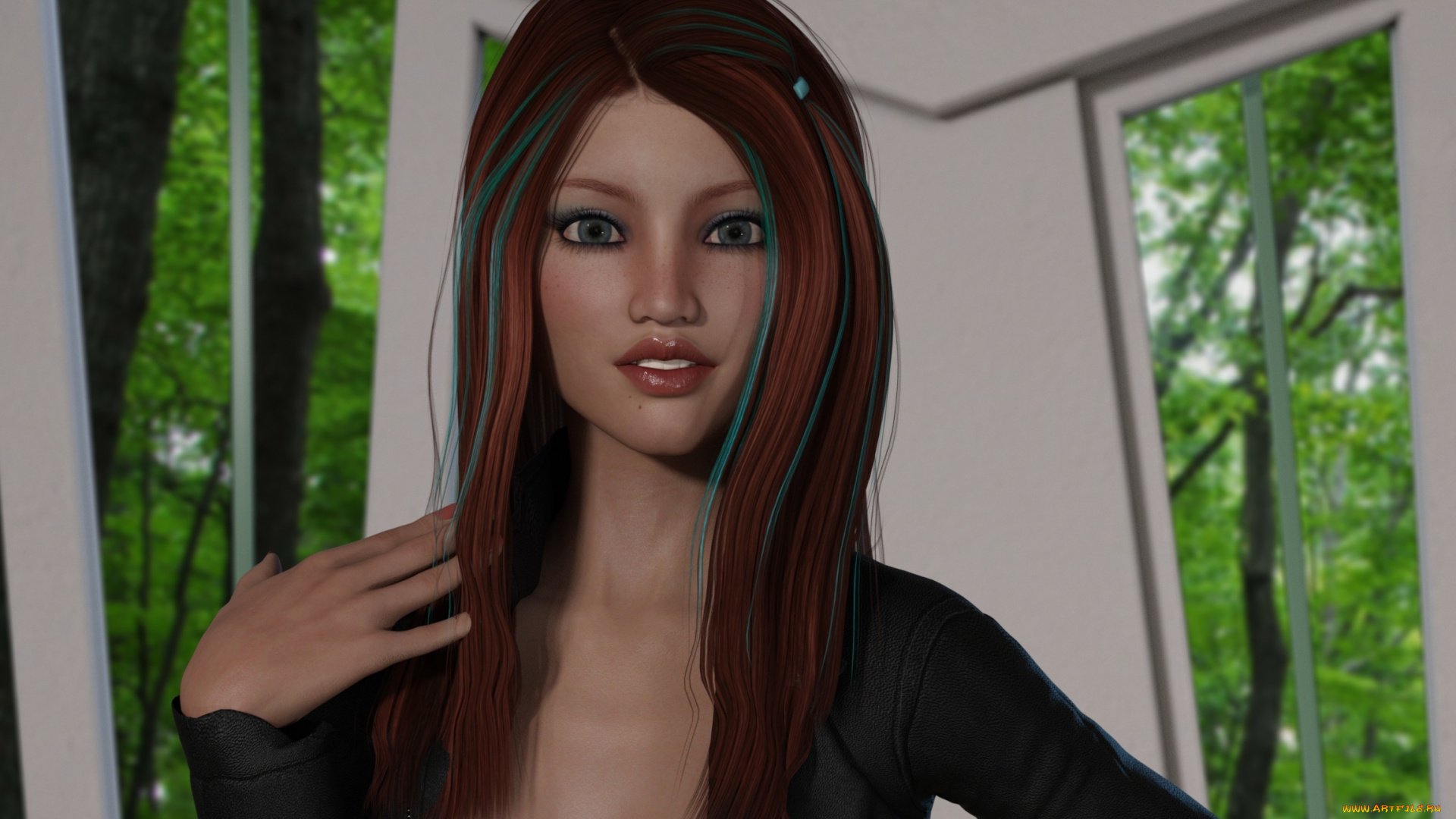 3д, графика, люди, , people, фон, взгляд, девушка