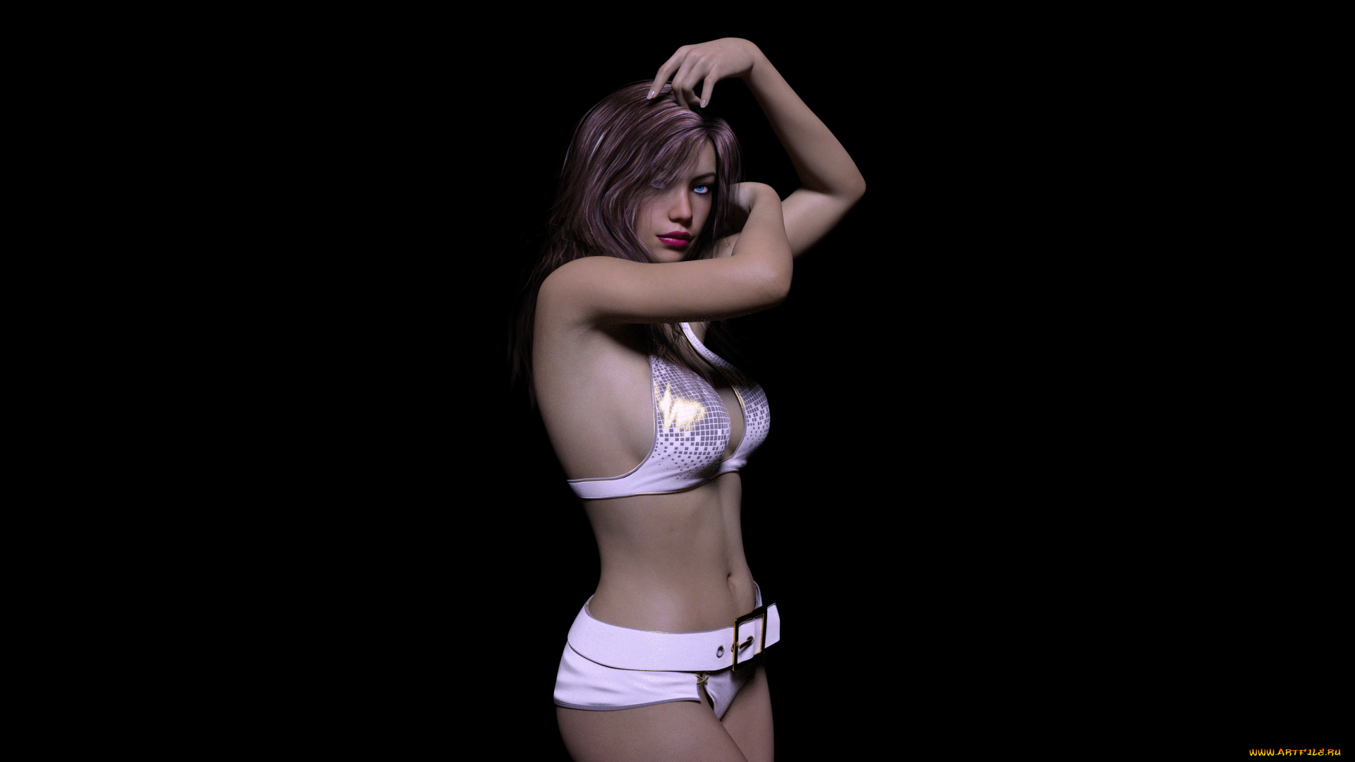 3д, графика, люди, , people, фон, взгляд, девушка