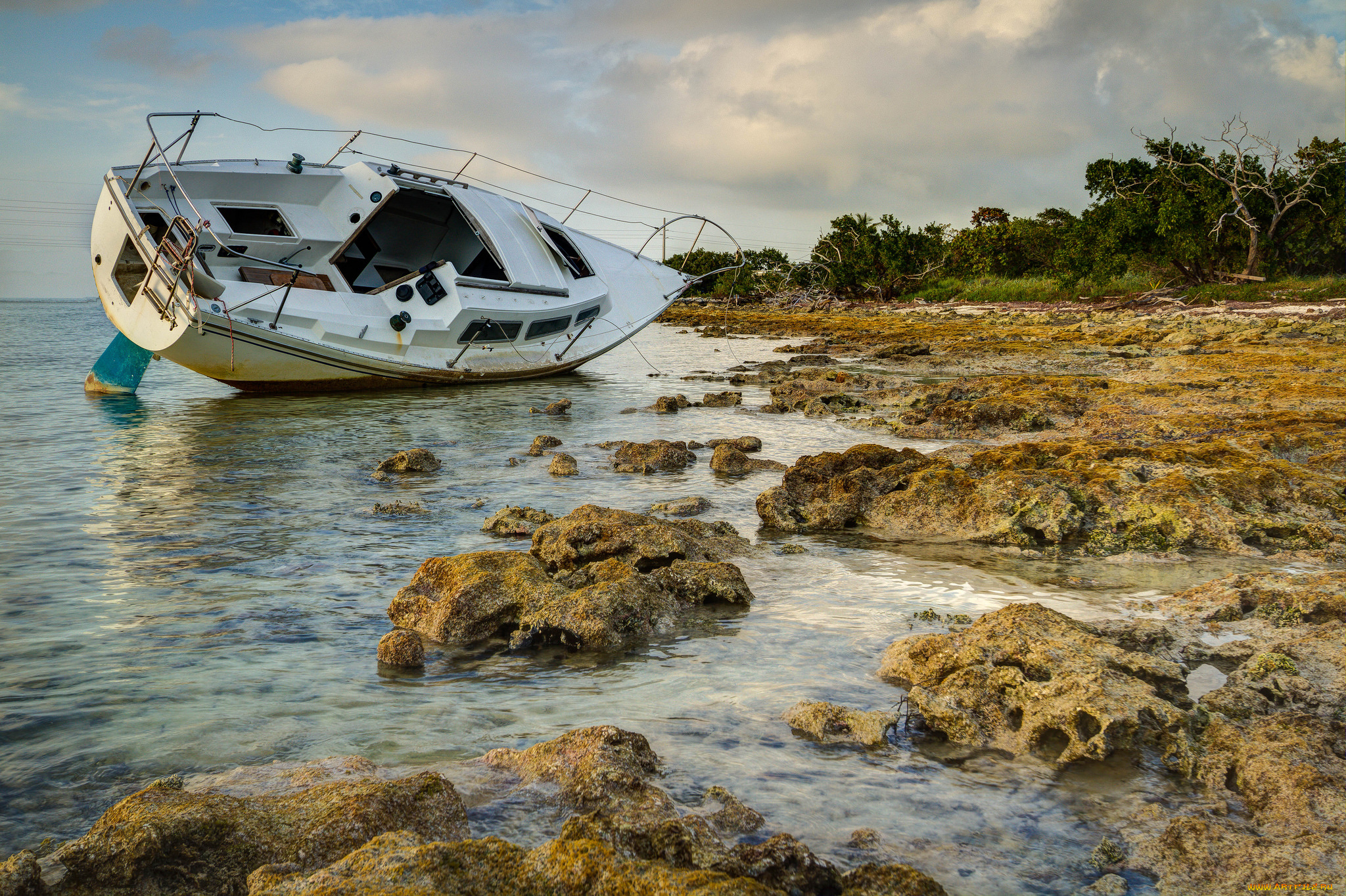 корабли, Яхты, отлив
