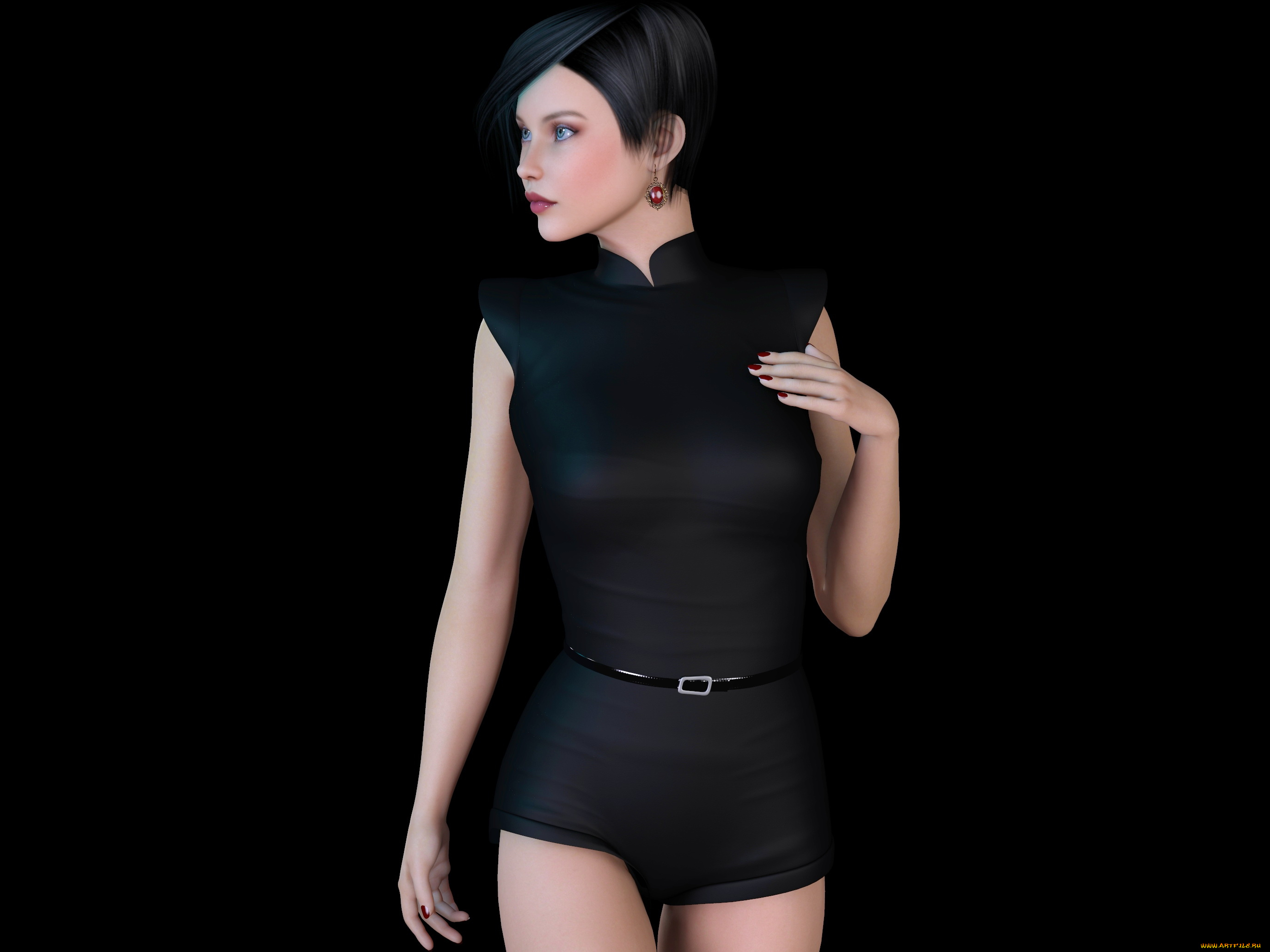 3д, графика, люди, , people, фон, девушка, взгляд