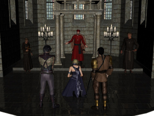 Картинка 3д+графика существа+ creatures девушка люди интерьер фон взгляд