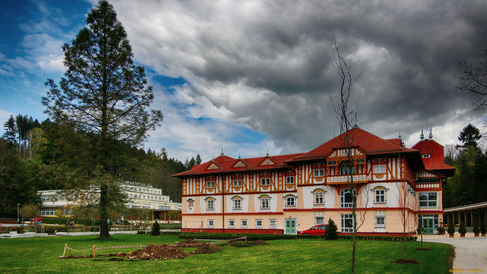 города, -, здания, , дома, дом, загородный