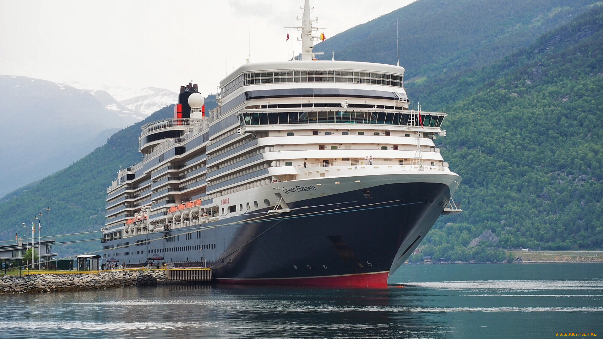 queen, elizabeth, корабли, лайнеры, круиз, лайнер