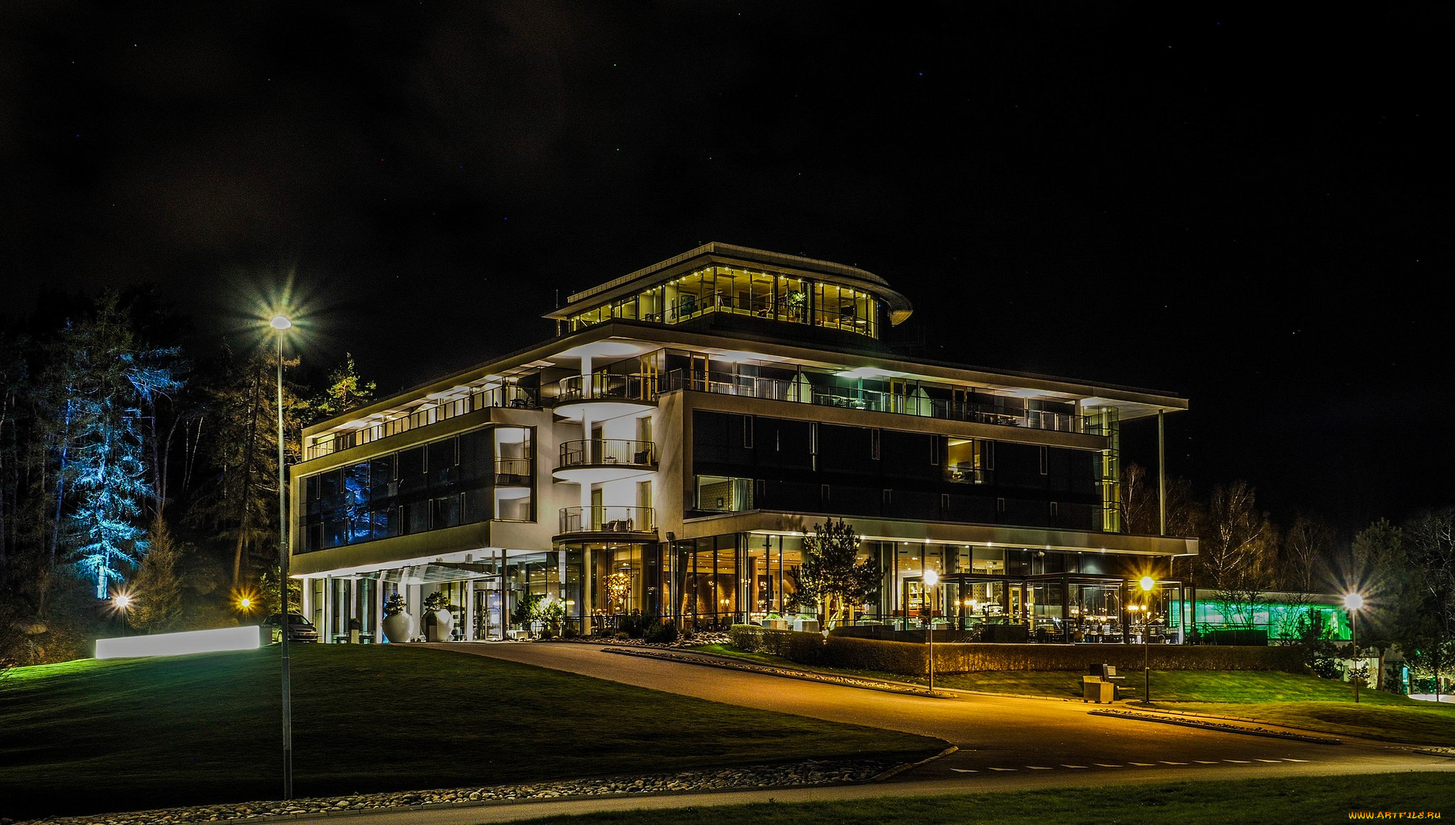 города, -, здания, , дома, отель