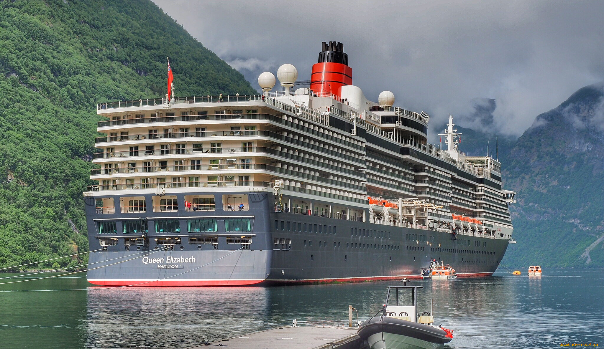 queen, elizabeth, корабли, лайнеры, круиз, лайнер