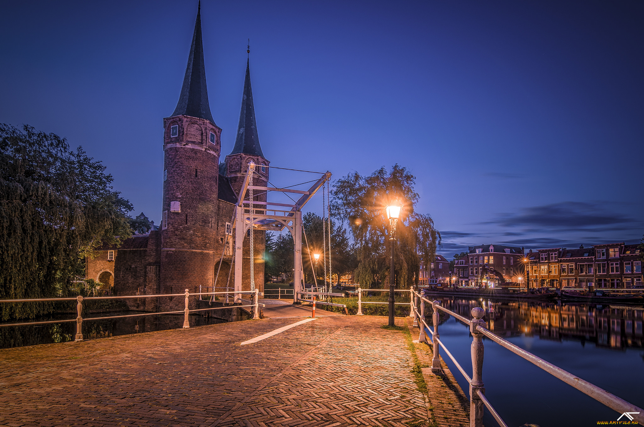 города, -, огни, ночного, города, огни, ночь