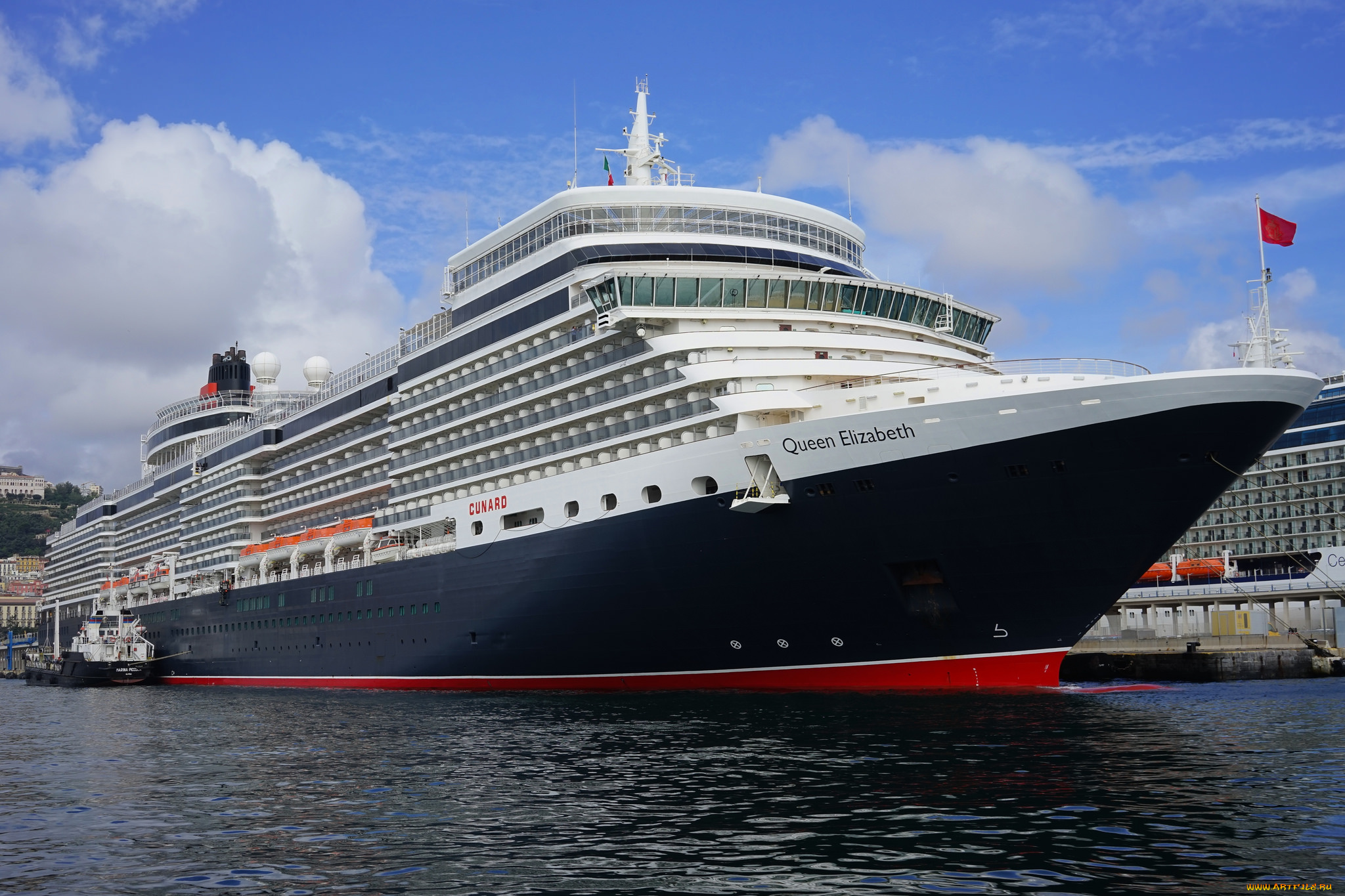 queen, elizabeth, корабли, лайнеры, круиз, лайнер