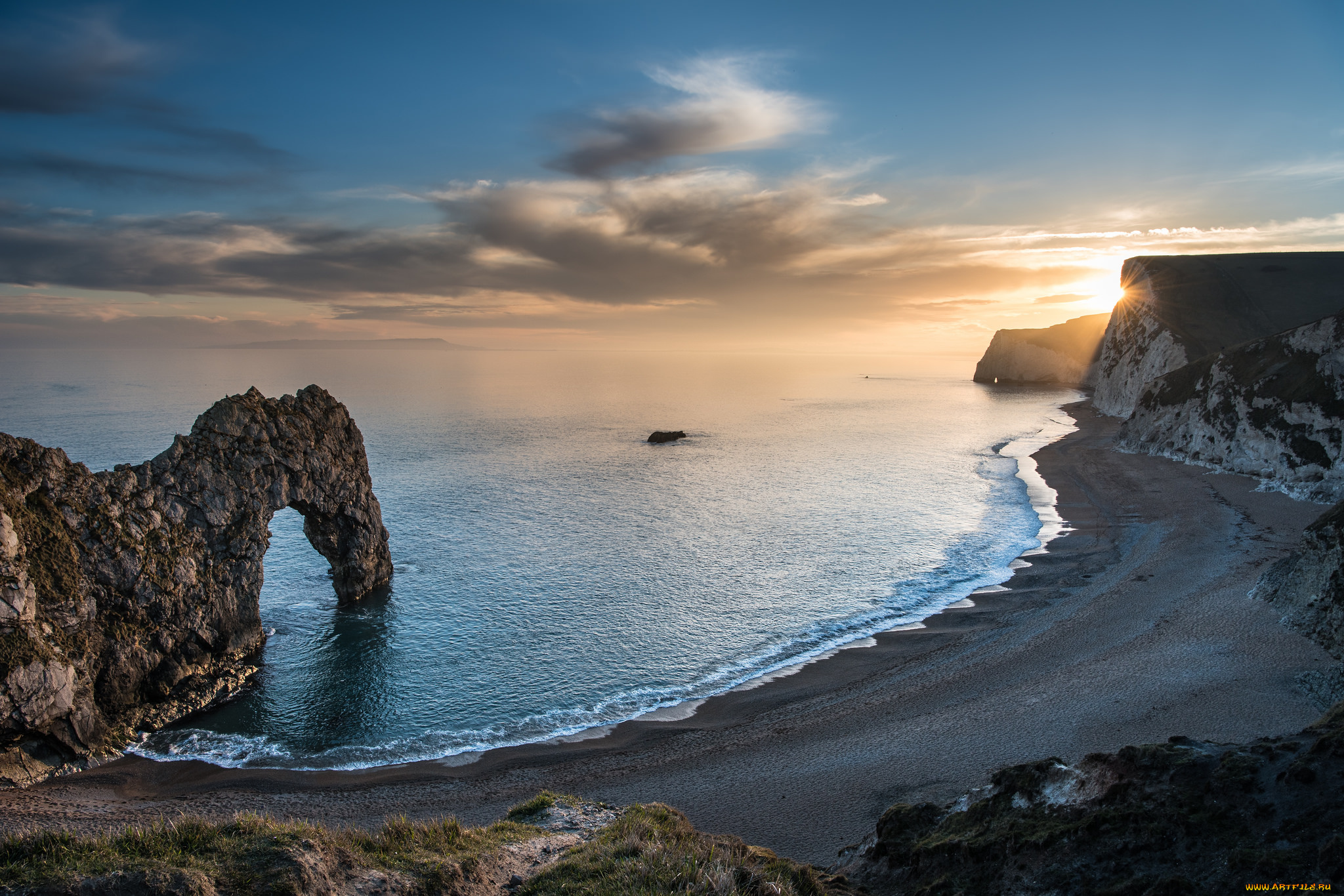 природа, побережье, море, берег