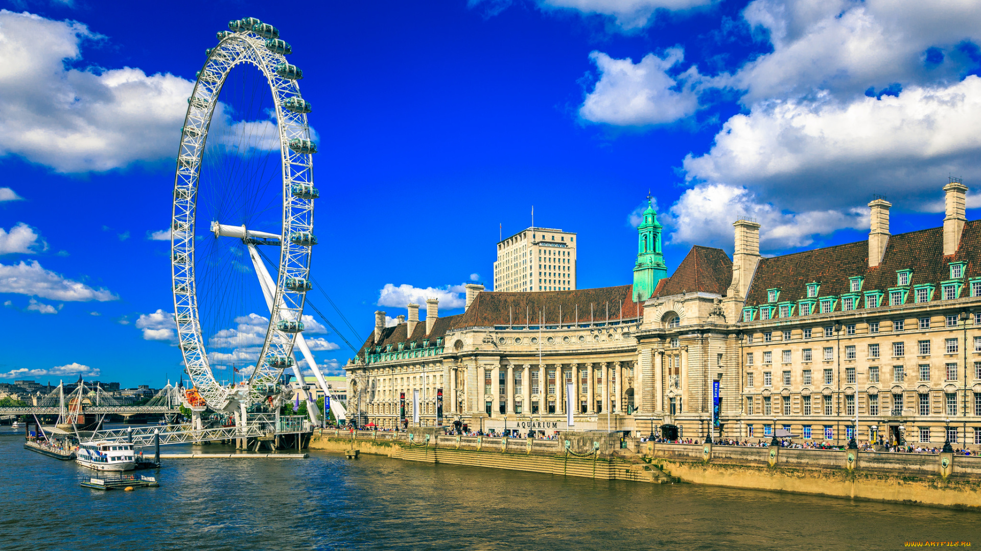 города, лондон, , великобритания, простор