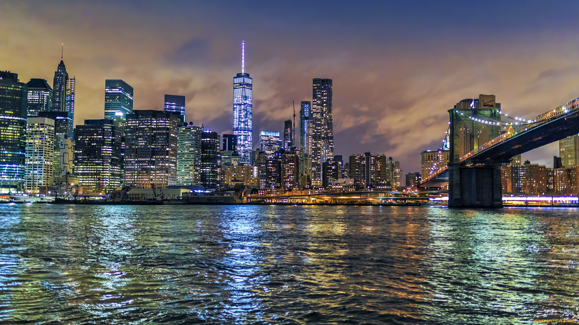 города, нью-йорк, , сша, простор