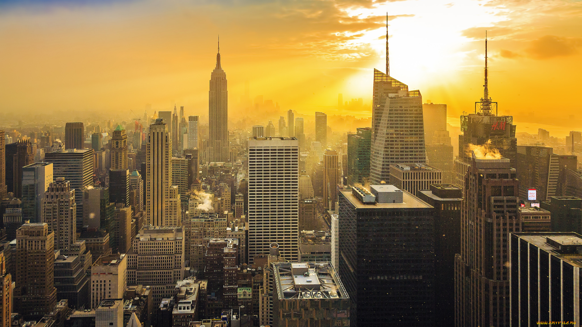 города, нью-йорк, , сша, простор