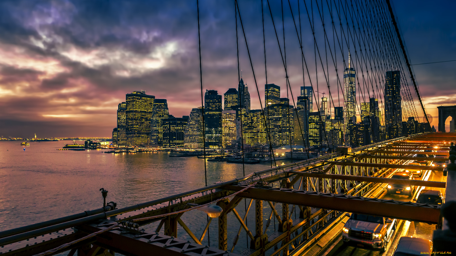 города, нью-йорк, , сша, простор