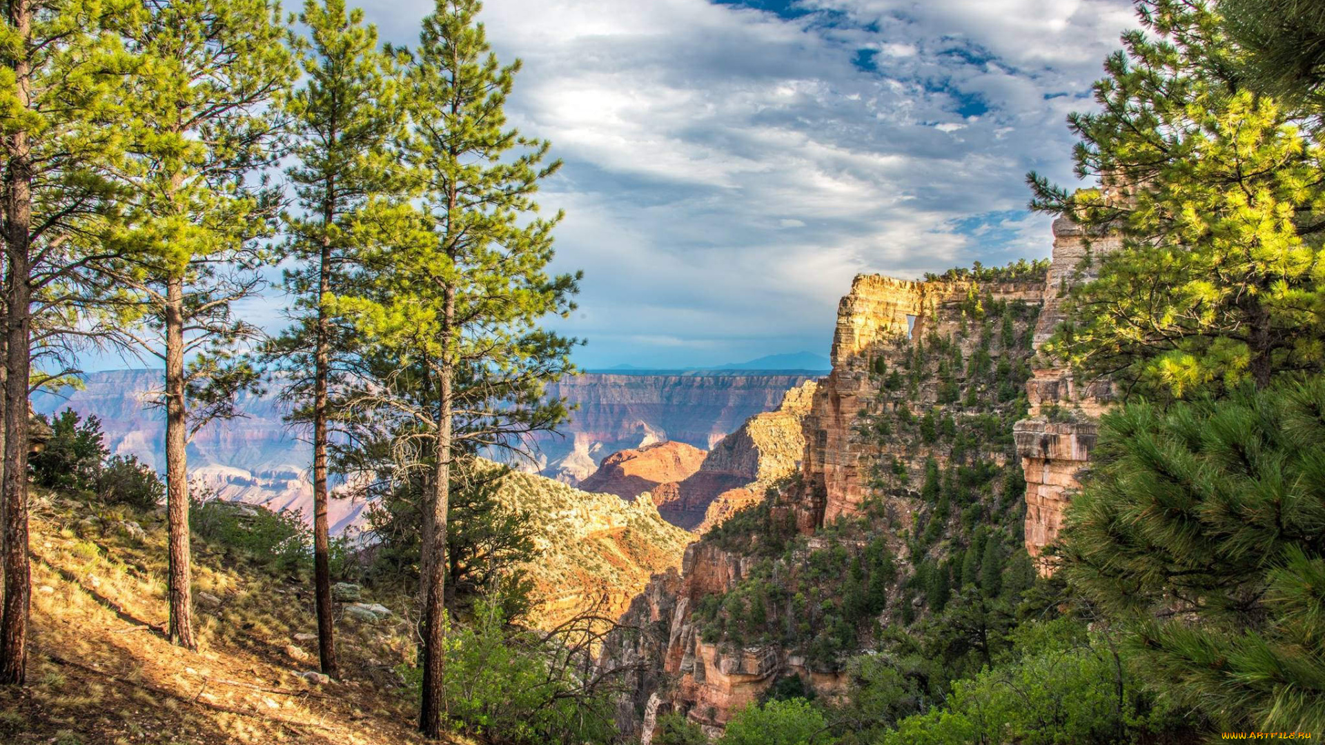 природа, горы, простор