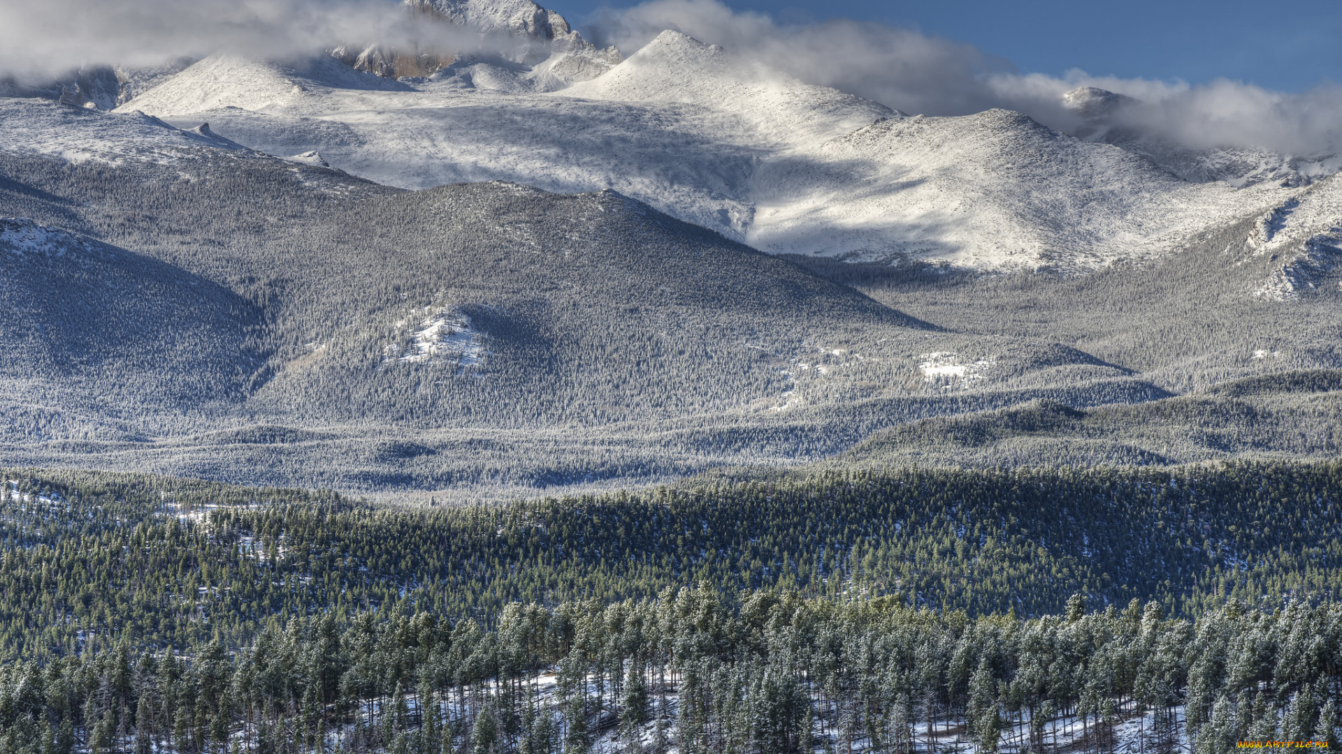 природа, горы, простор