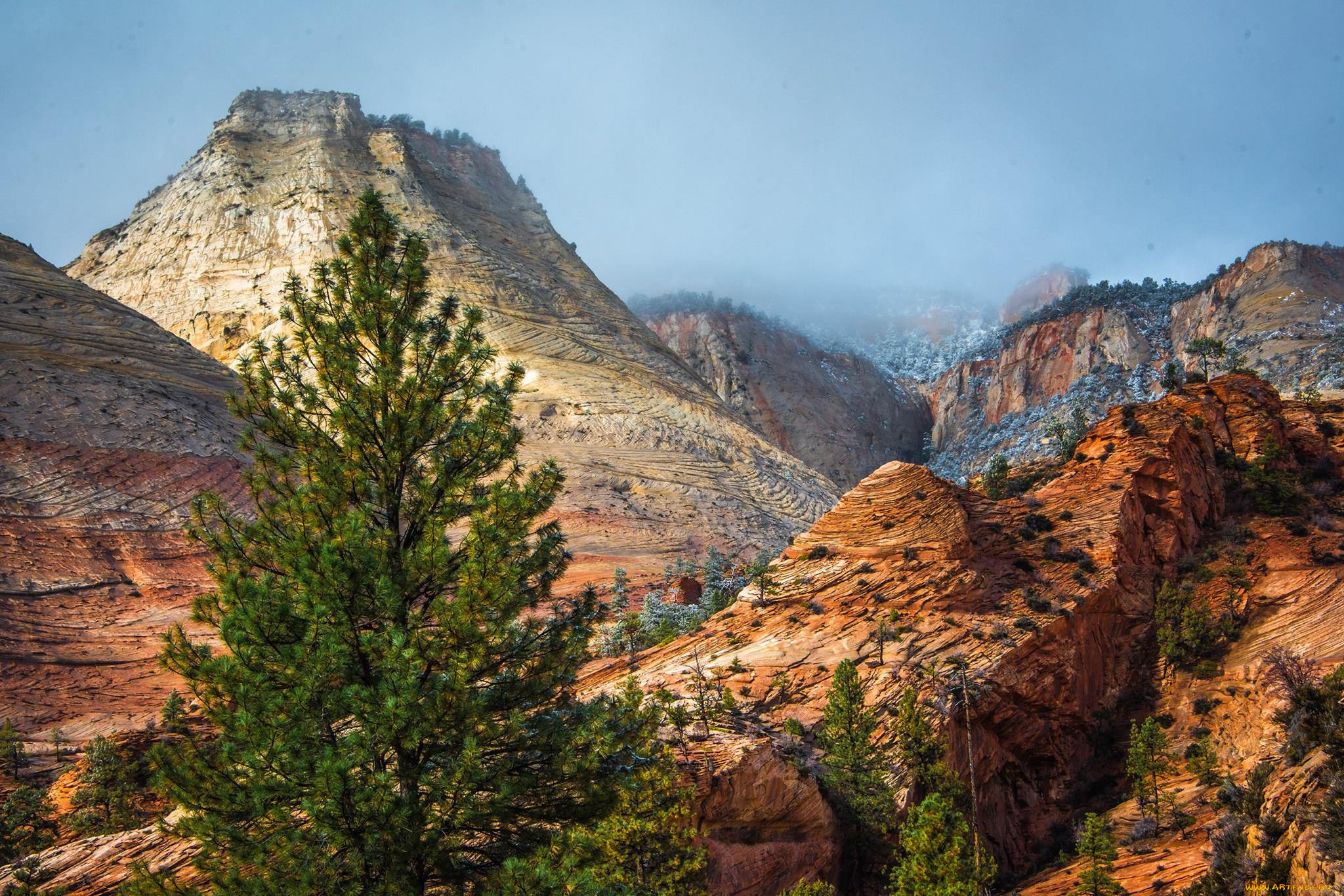 природа, горы, простор