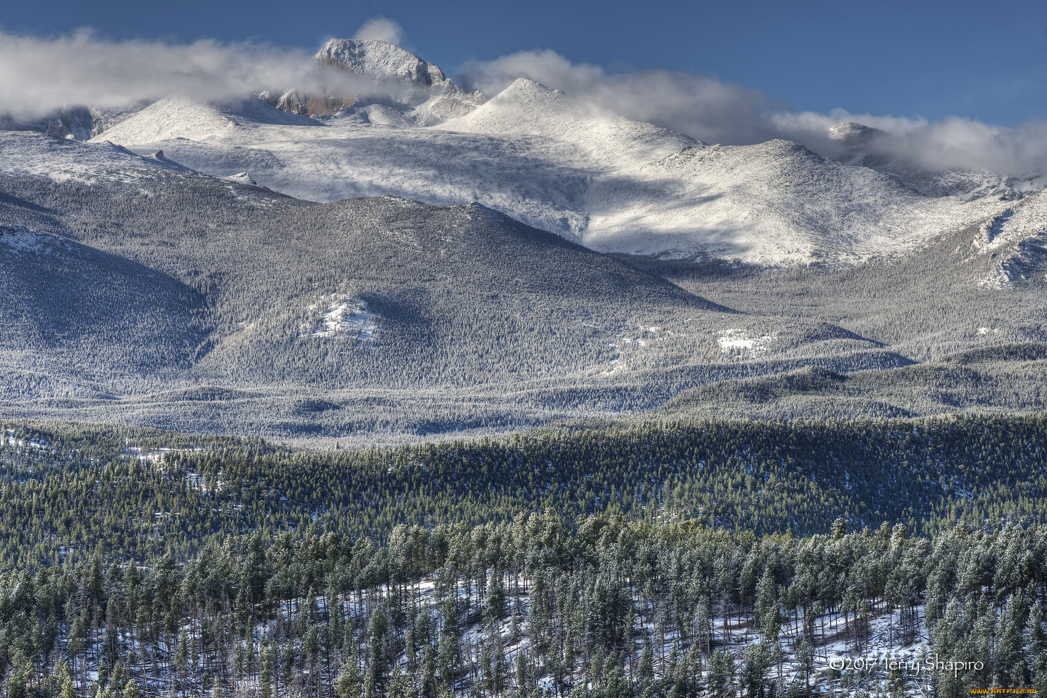 природа, горы, простор