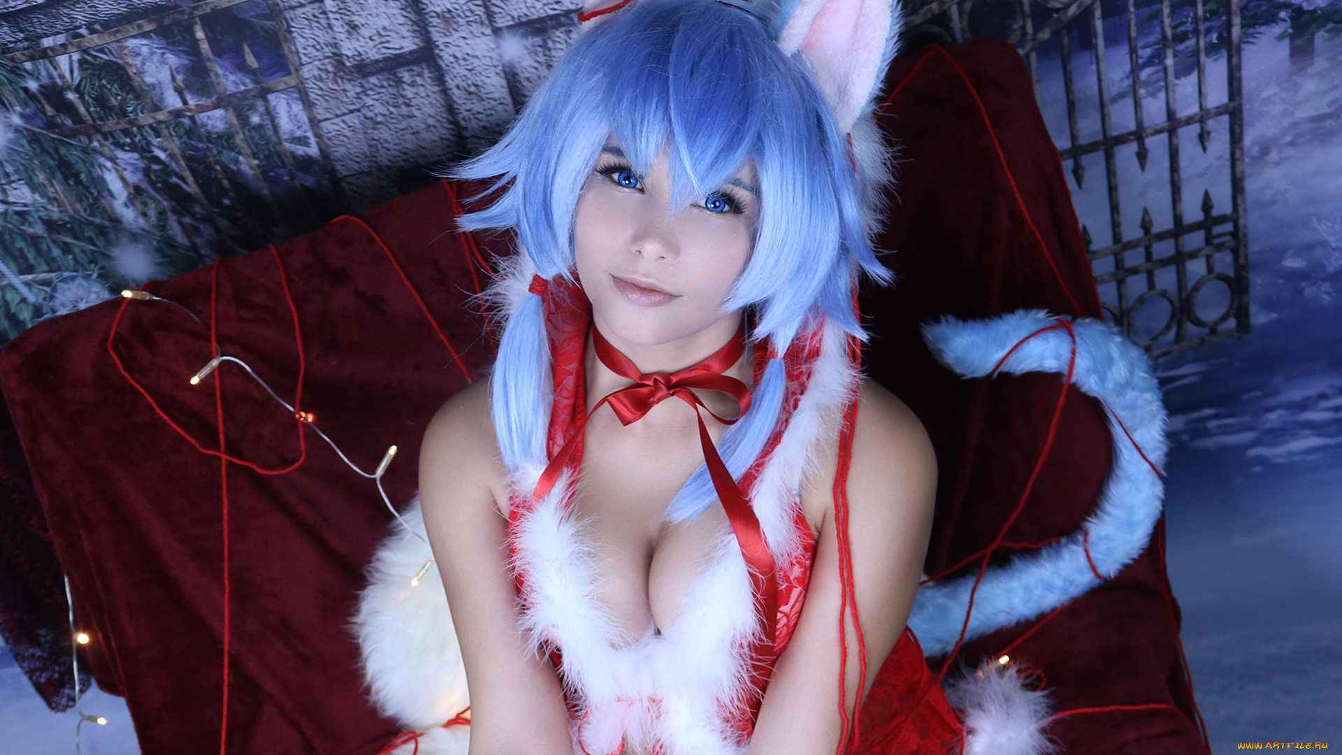 девушки, -, креатив, , косплей, косплей, cosplay, gunaretta