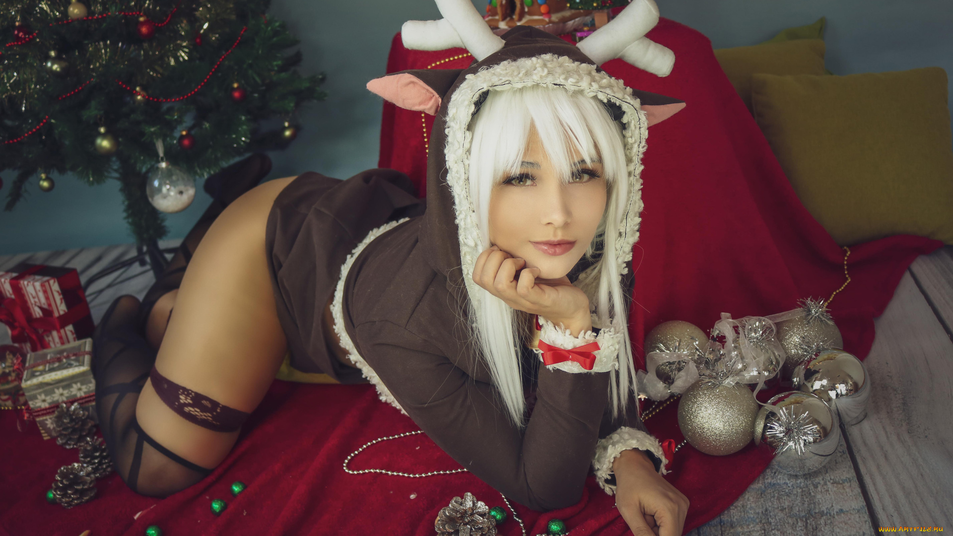 девушки, -, креатив, , косплей, косплей, cosplay, gunaretta