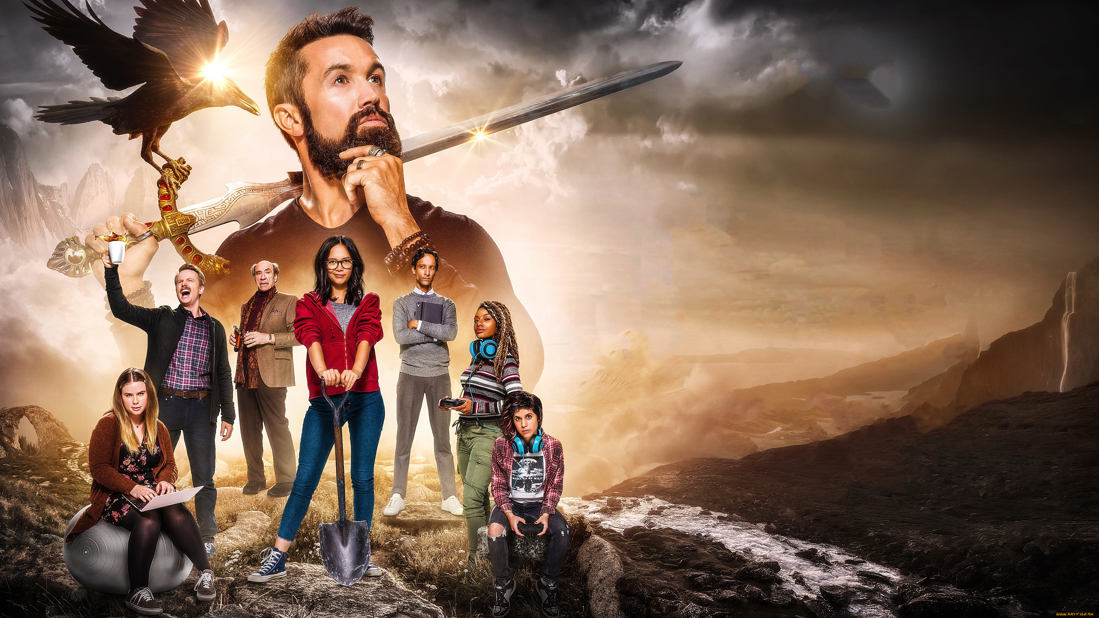 mythic, quest, , raven`s, banquet, , 2020-, кино, фильмы, -unknown, , другое, легендарный, квест, сериал, 1, сезон, фильмы, 2020, года, комедия, elisha, henig, caitlin, mcgee