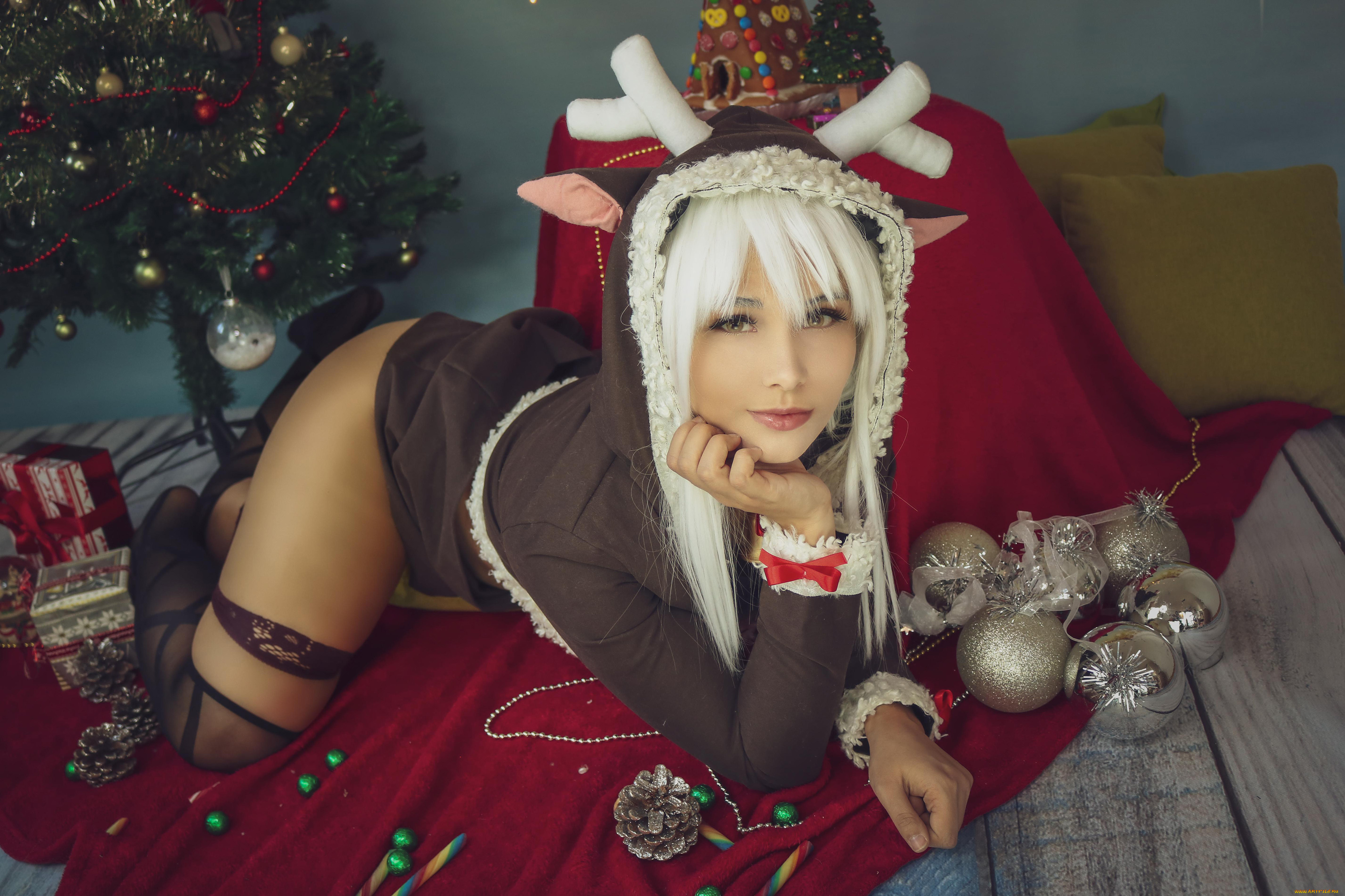 девушки, -, креатив, , косплей, косплей, cosplay, gunaretta