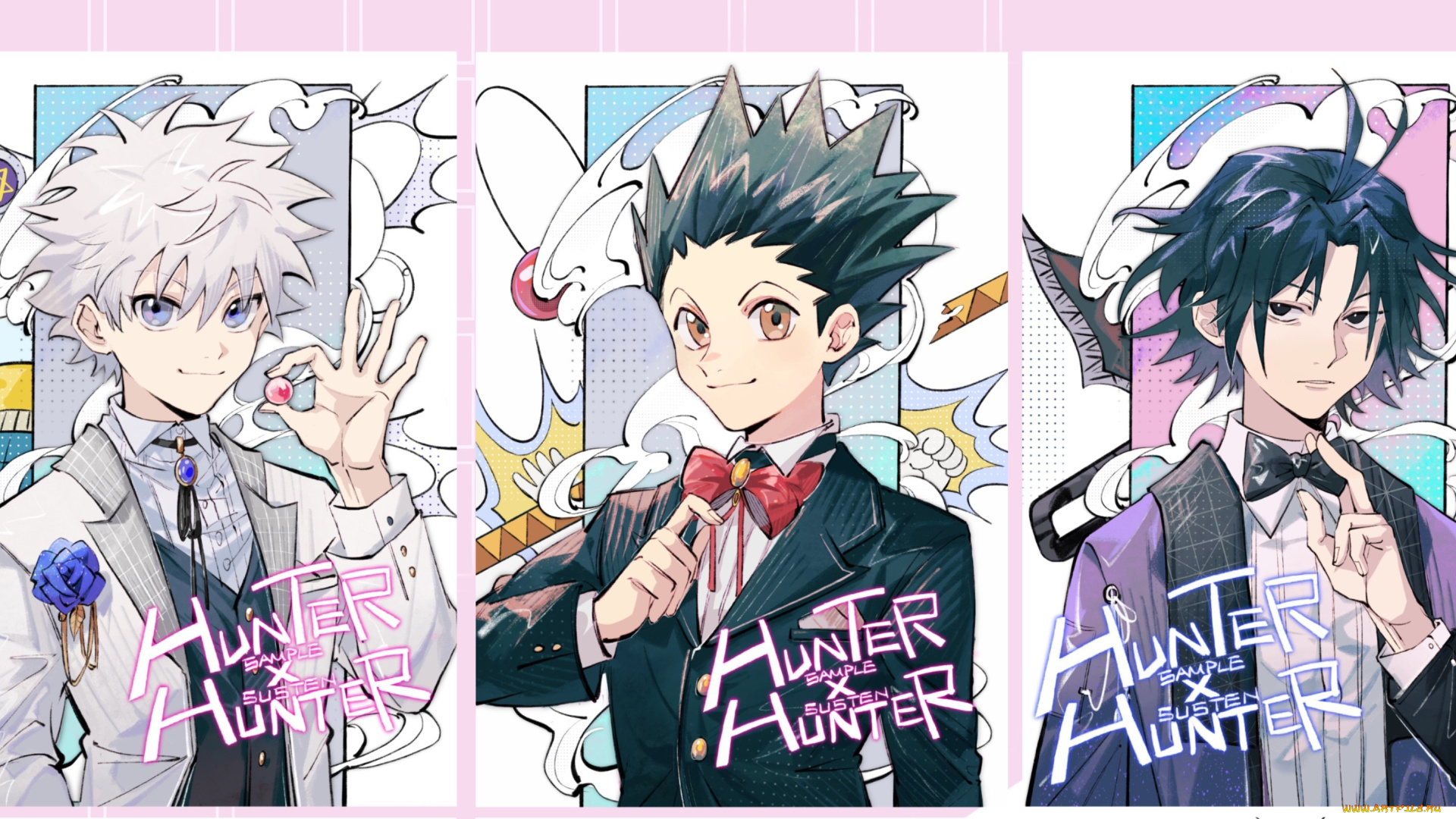 аниме, hunter, x, hunter, охотник, х