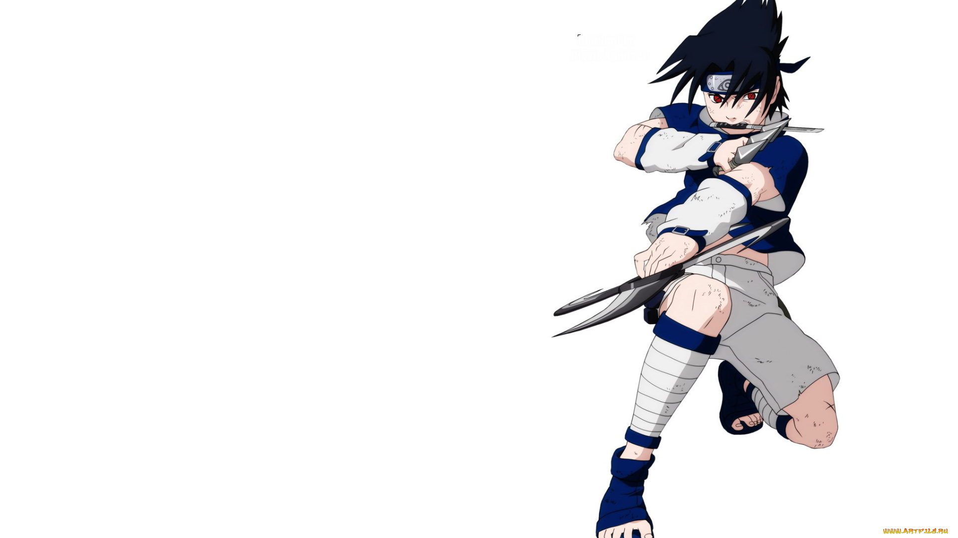 аниме, naruto, учиха, саске, оружие