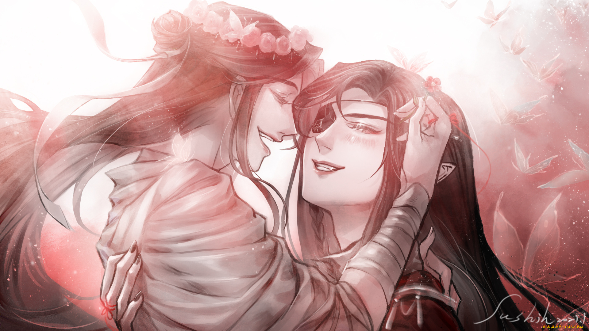 аниме, tian, guan, ci, fu, благословение, небожителей, tian, guan, ci, fu, мосян, тунсю