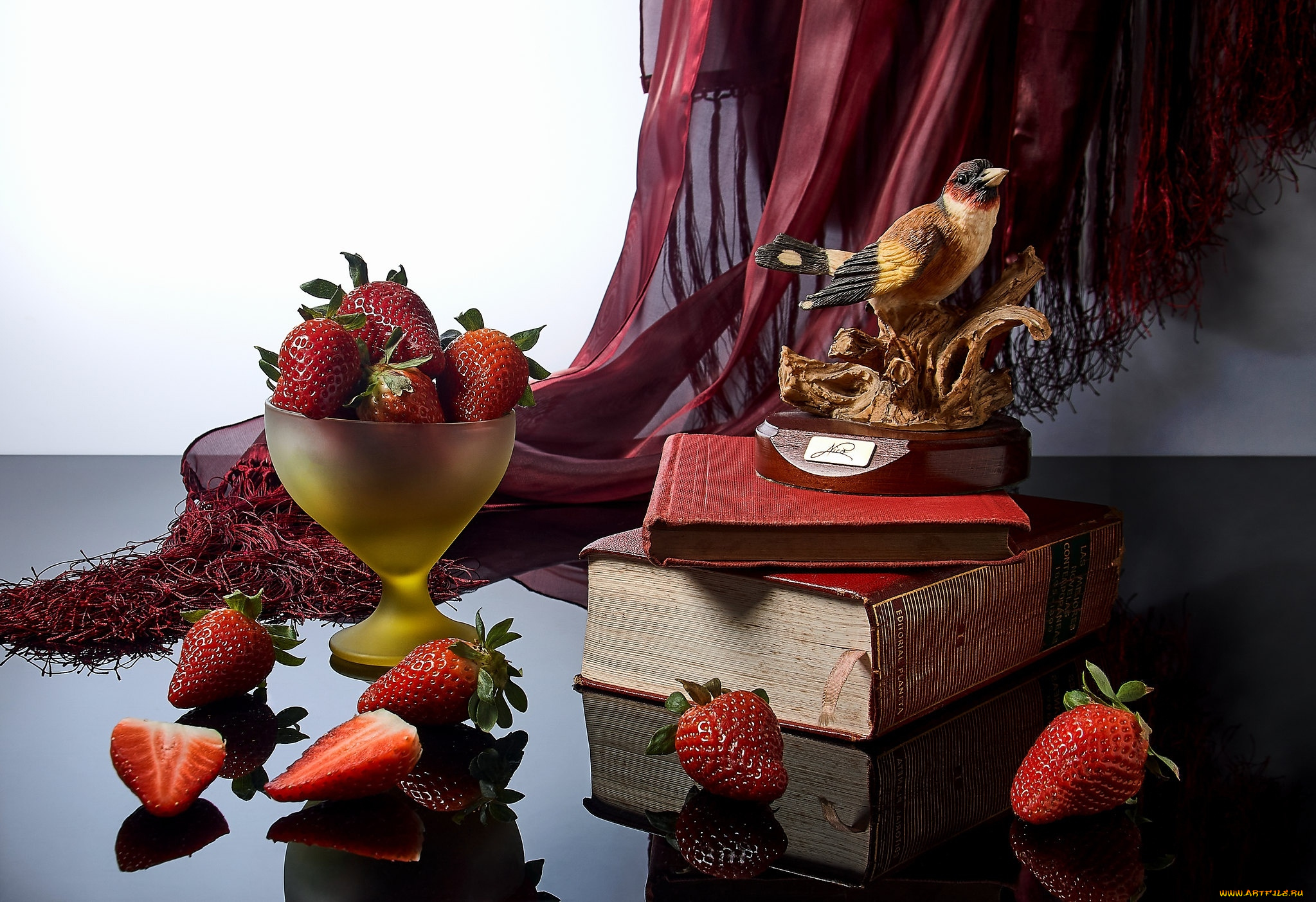 еда, клубника, , земляника