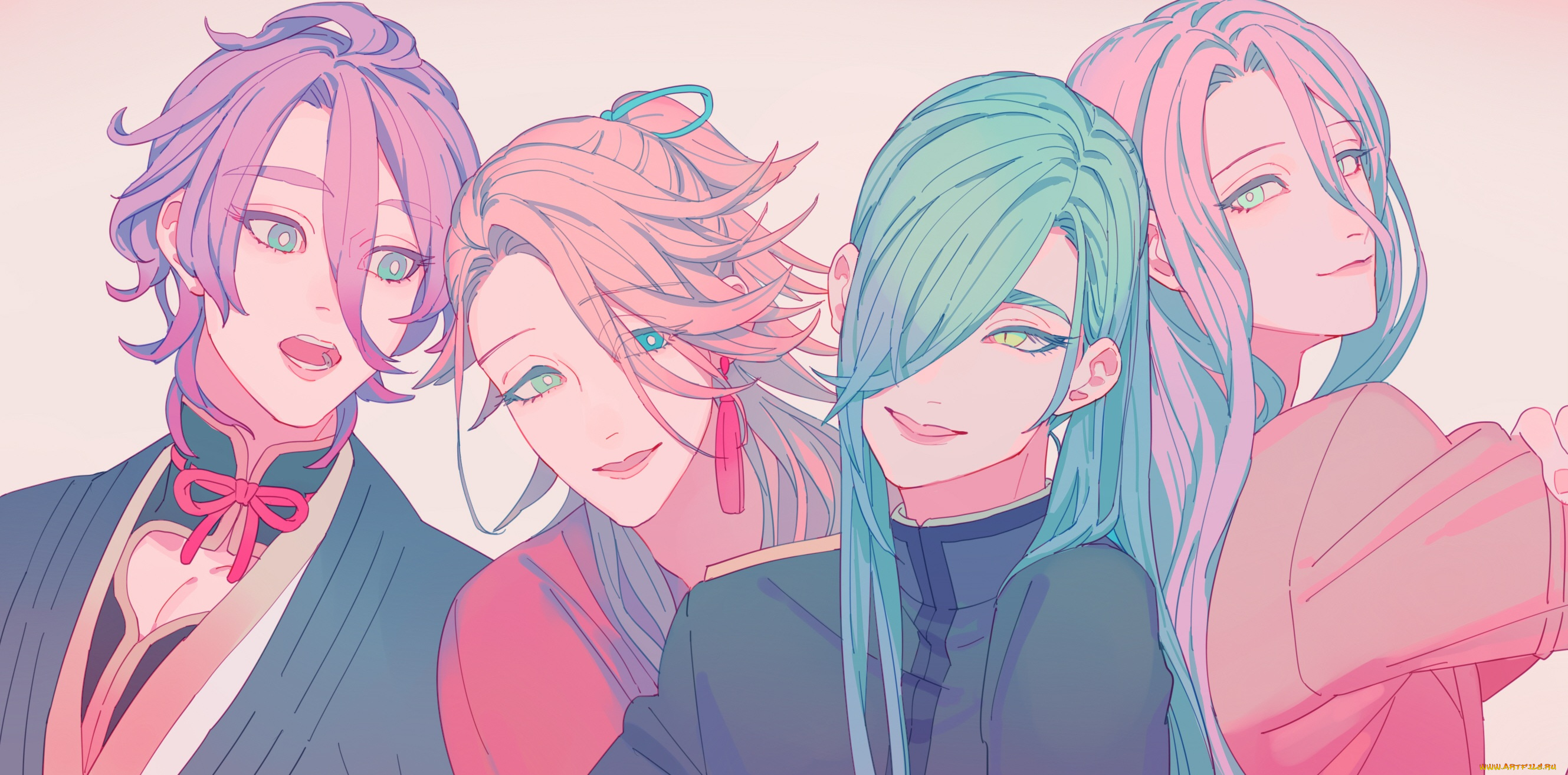 аниме, touken, ranbu, танец, мечей