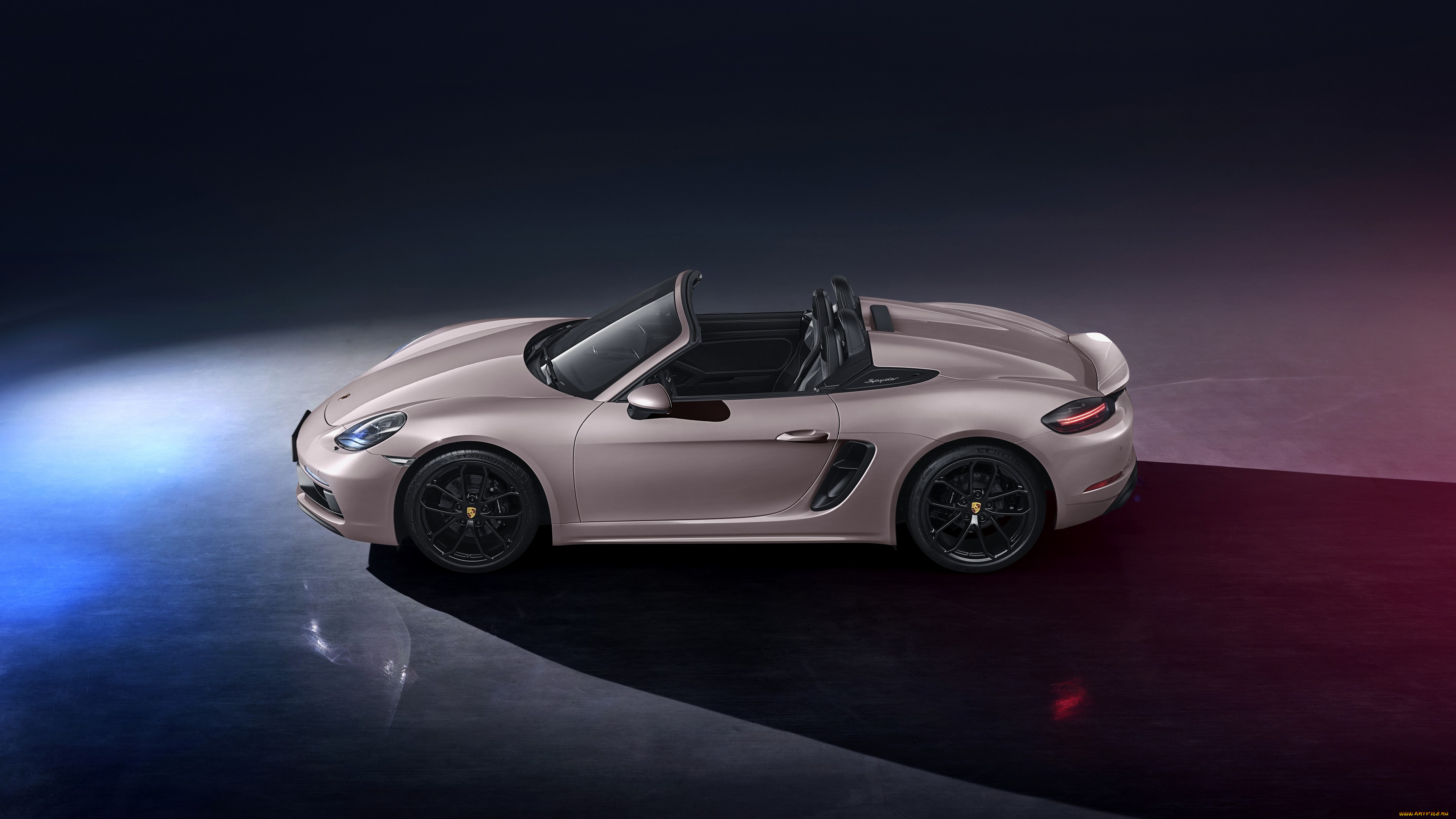 автомобили, porsche, 718, spyder, 2021, года, автосалон, шанхай, год