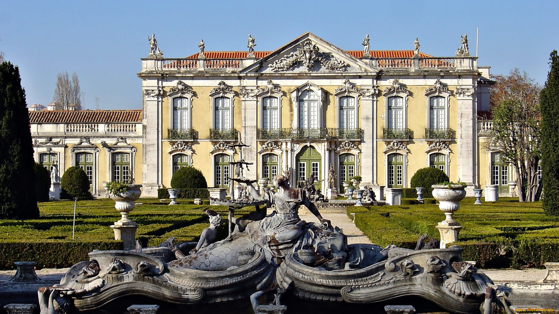 города, лиссабон, , португалия, дворец