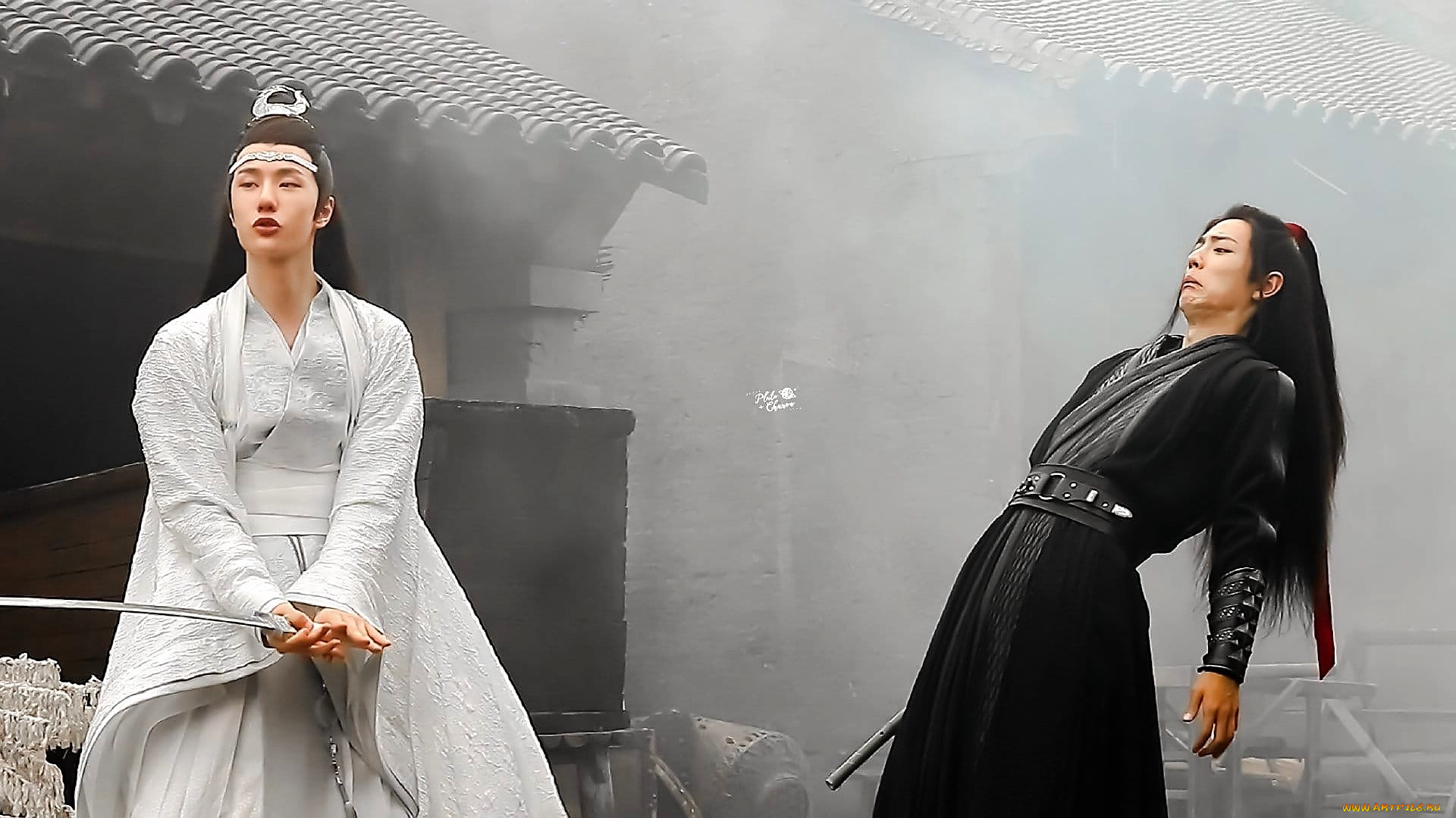 разное, знаменитости, ван, ибо, сяо, чжань, съемки, костюмы, меч