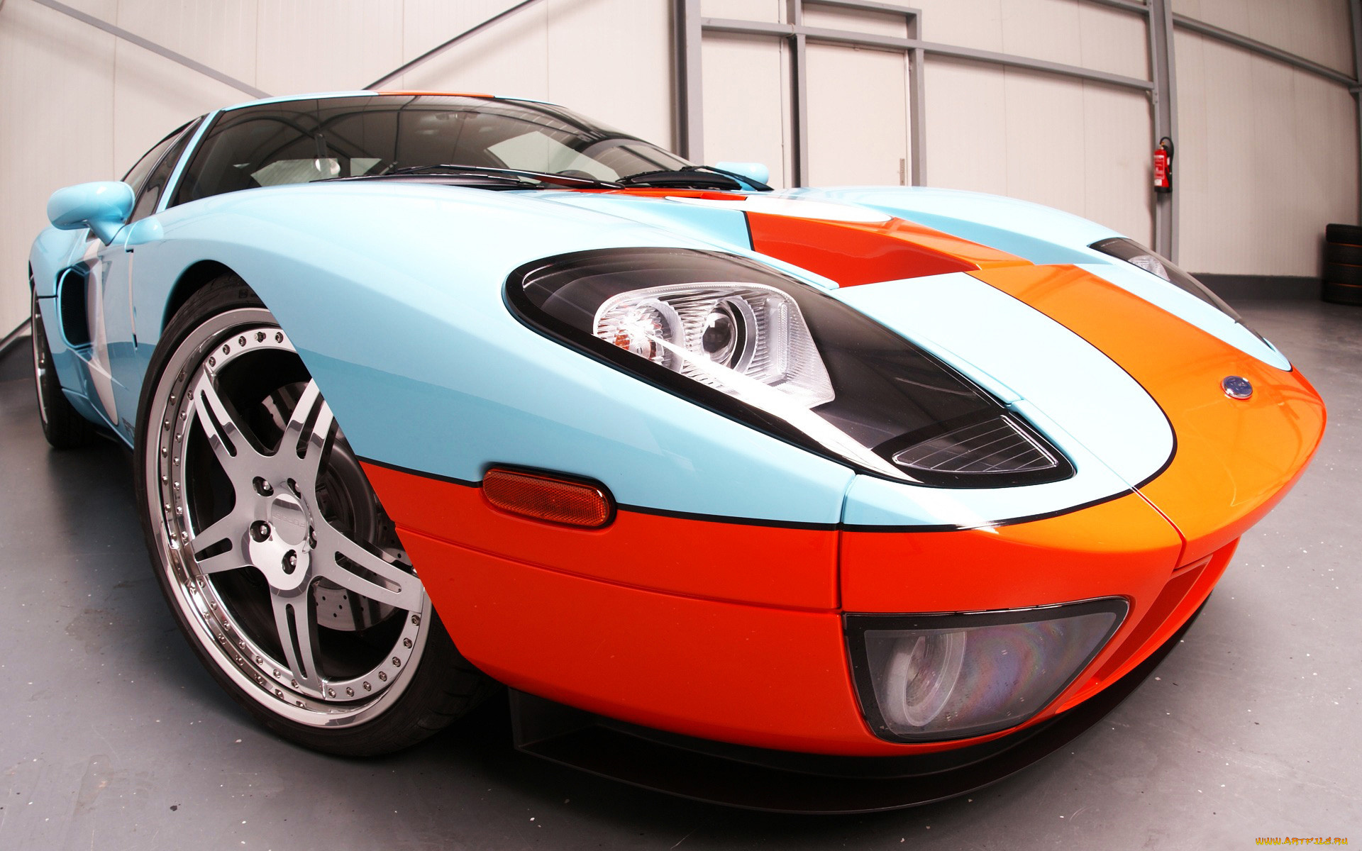 автомобили, ford, голубой, тюнинг