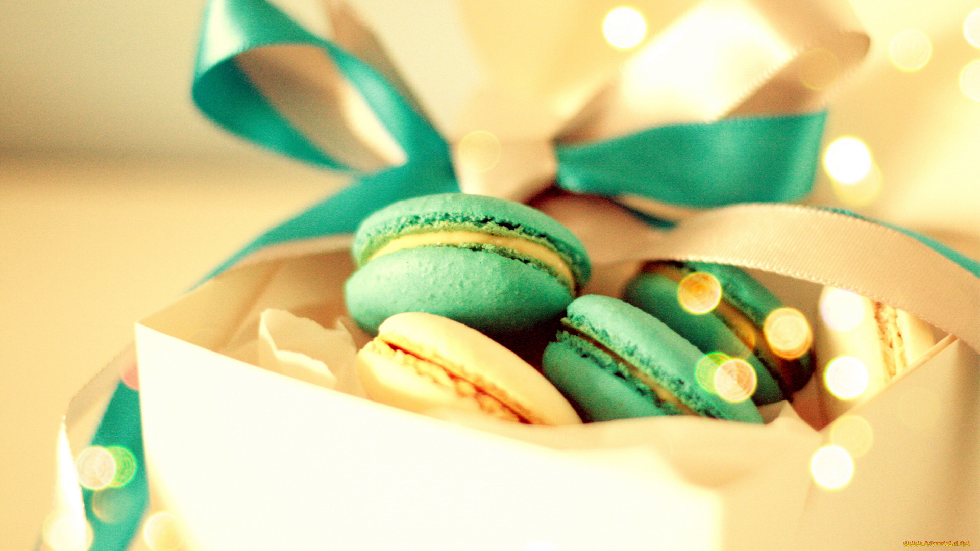 еда, макаруны, лакомство, печенье