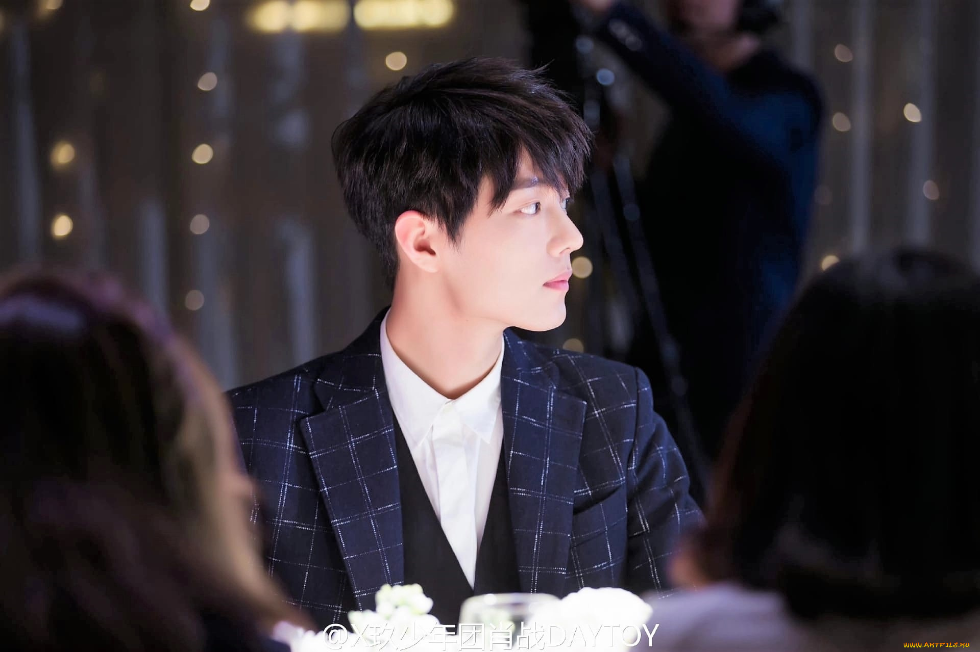 мужчины, xiao, zhan, актер, пиджак