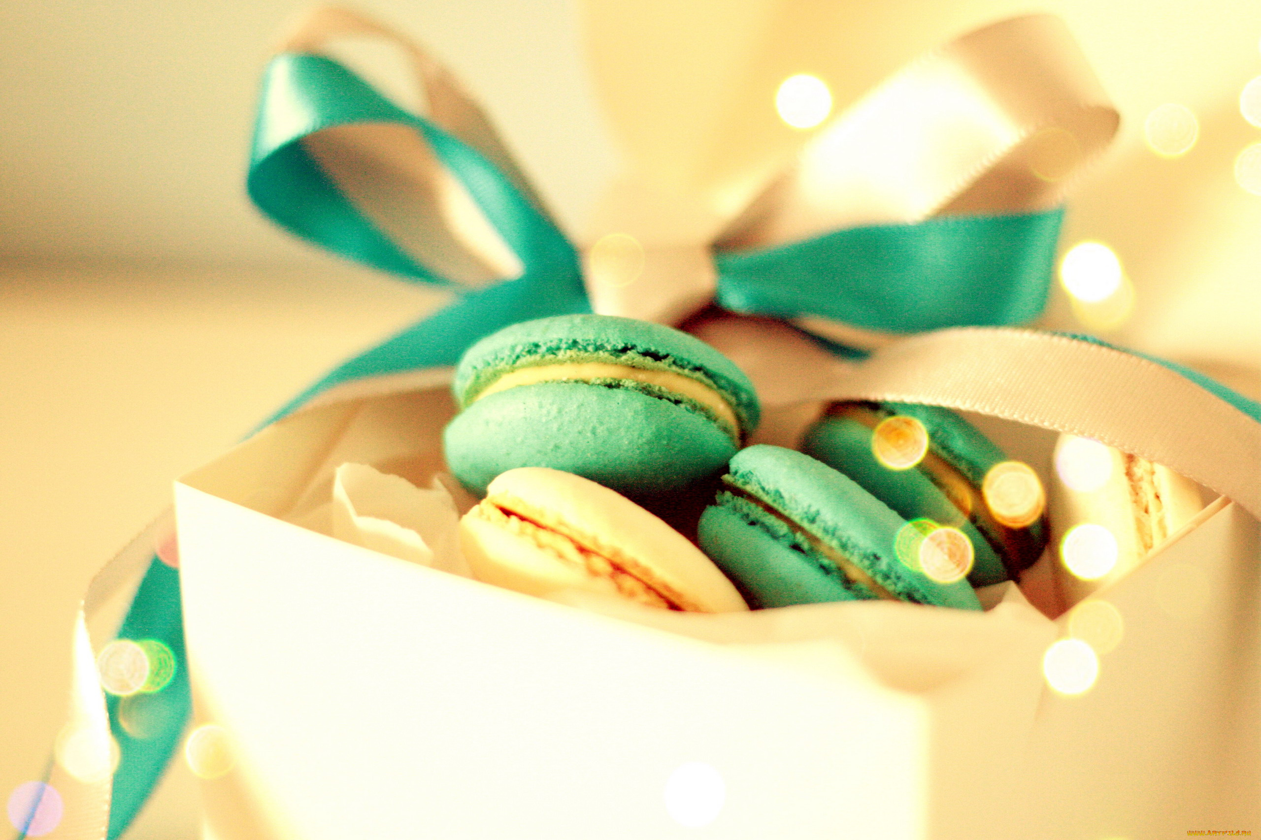 еда, макаруны, лакомство, печенье