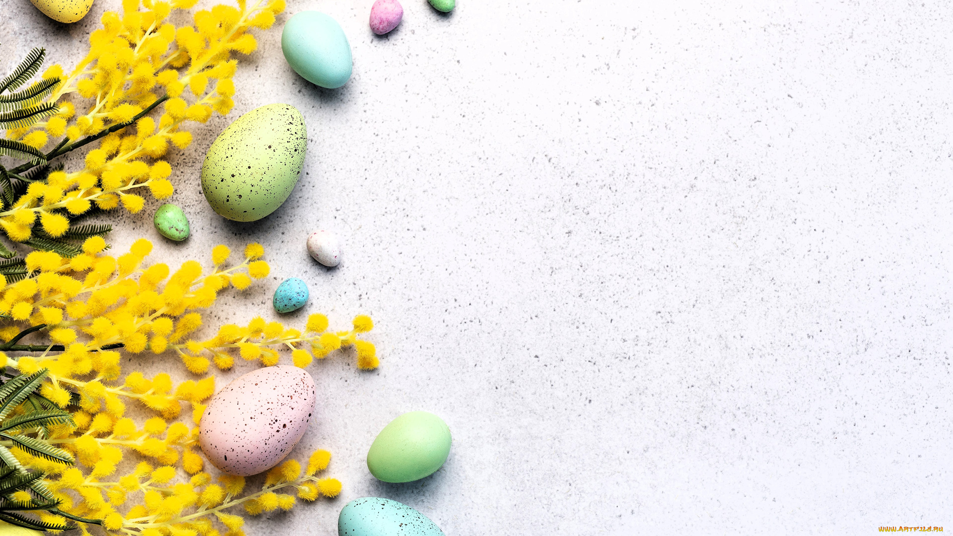 праздничные, пасха, мимоза, яйца