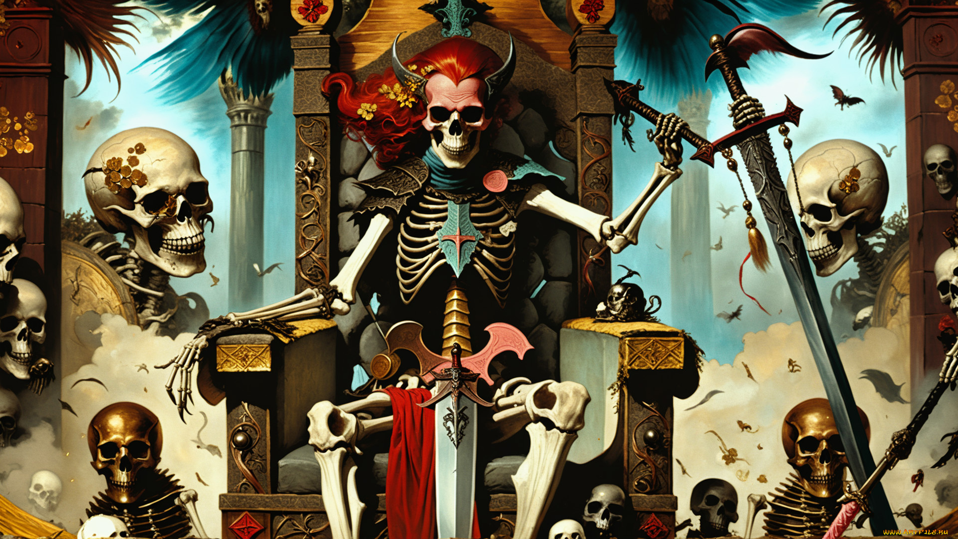 фэнтези, нежить, нейросети, графика, нейроарт, ai, art, нейронные, сети, рисунки, нейро, искусство, нейрографика, graphics, neuroart, neural, networks, drawings, neuro, neurography