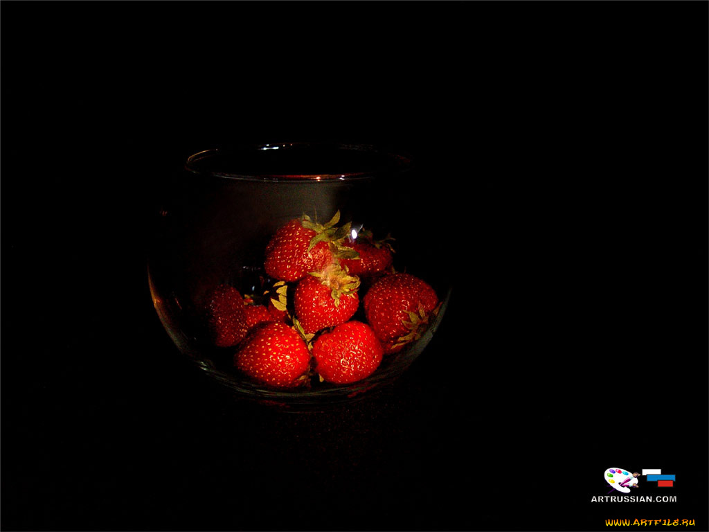 еда, клубника, земляника