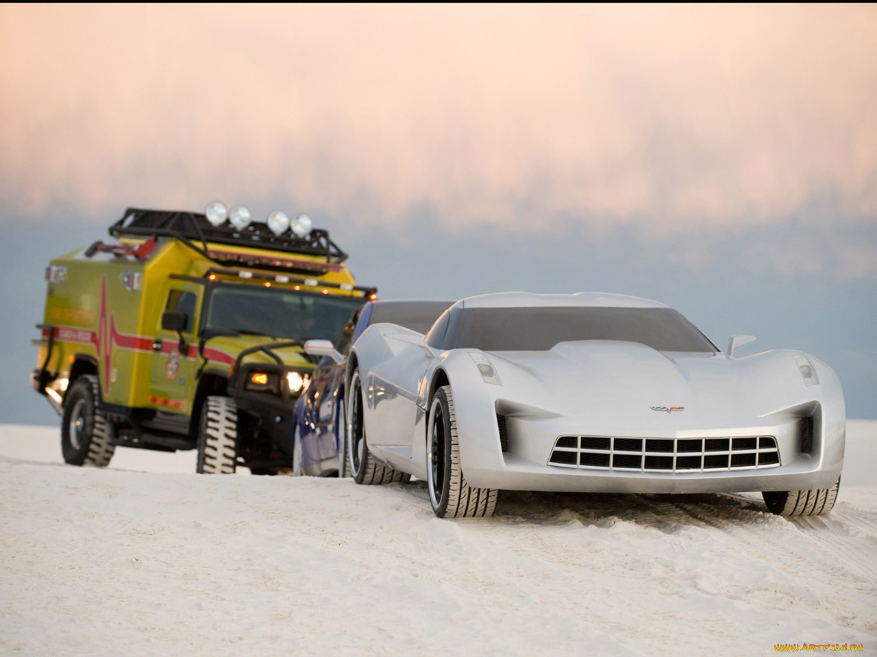 автомобили, разные, вместе